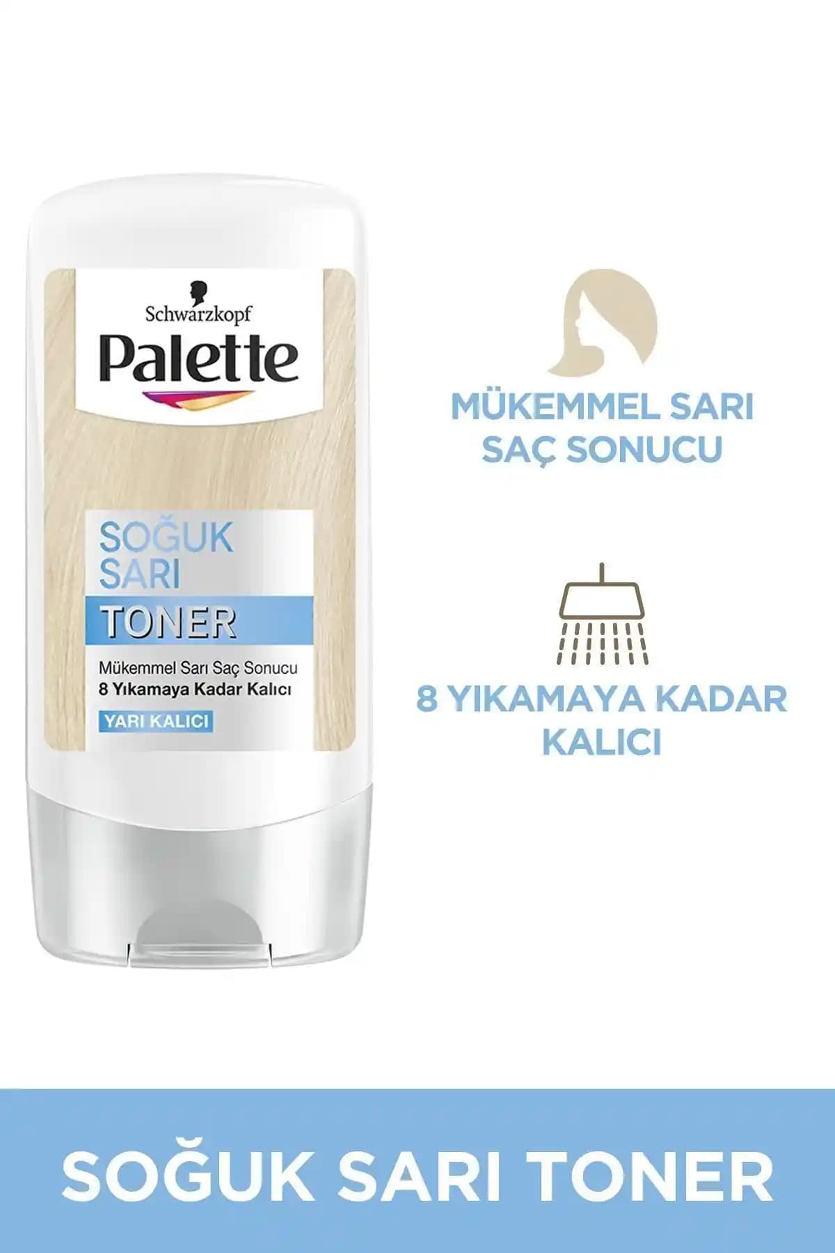 Palette Toner Soğuk Sarı Blonder: Uzun Süreli ve Doğal Sarı Tonlar İçin Güvenilir Ürün