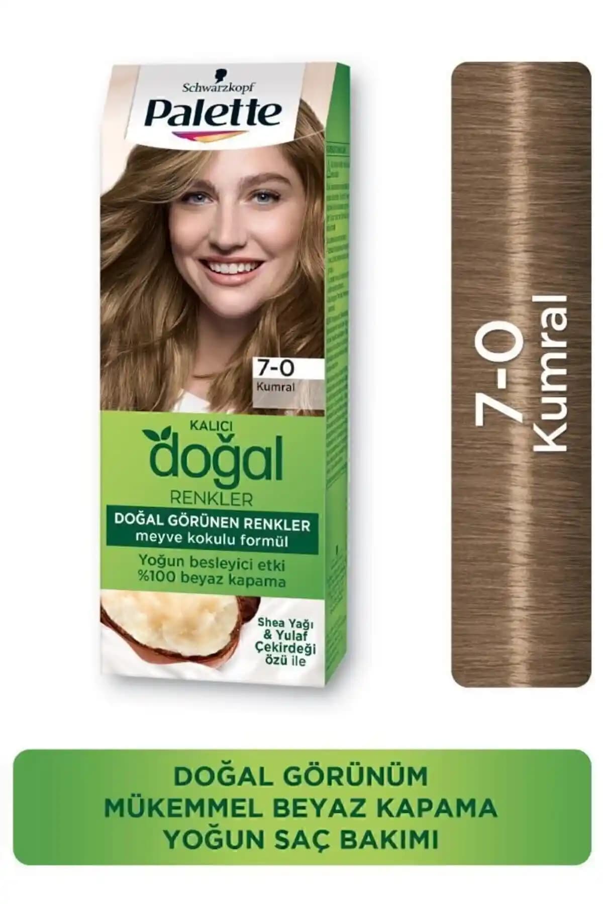 Palette ve Schwarzkopf Kalıcı Doğal Renkler Karşılaştırması Saç Renginizi Güçlendirin