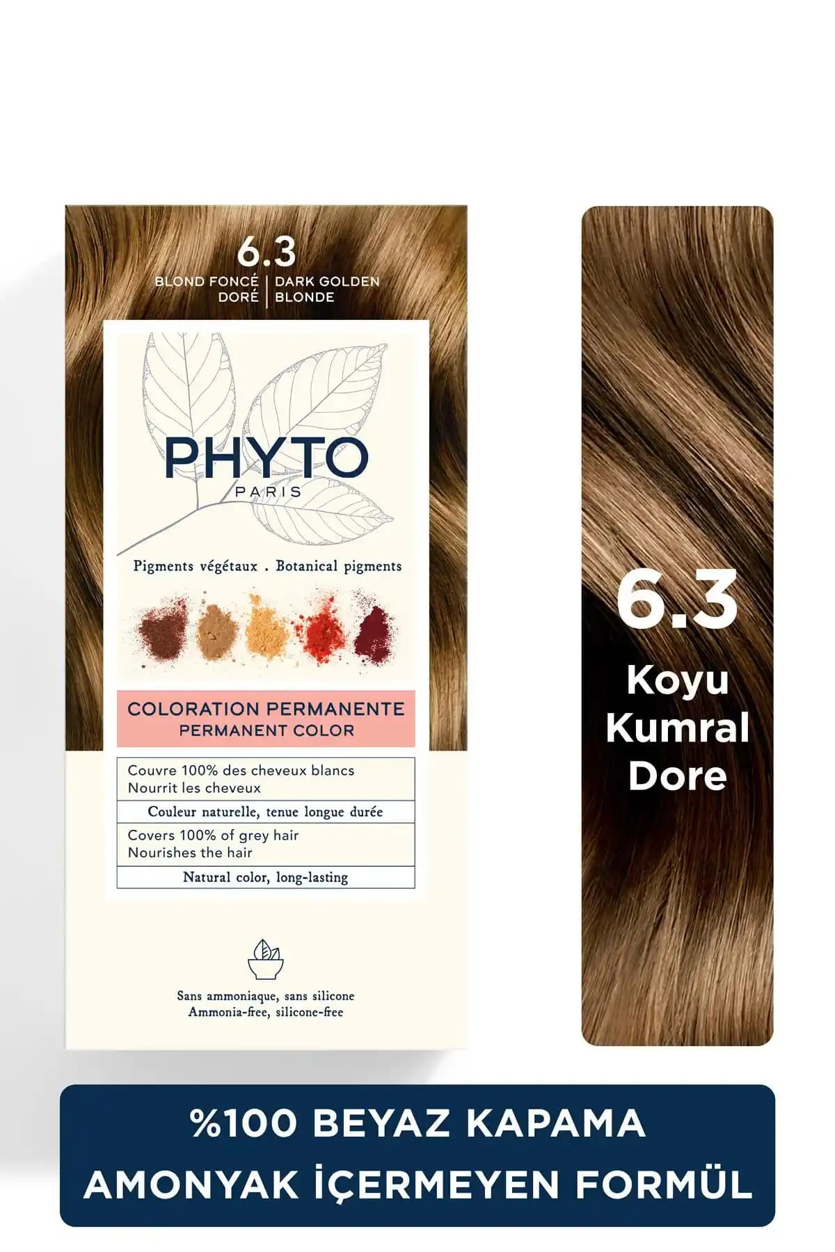 Phyto Color Amonyaksız Kalıcı Bitkisel Saç Boyası Doğal ve Güçlü Renk Seçeneği