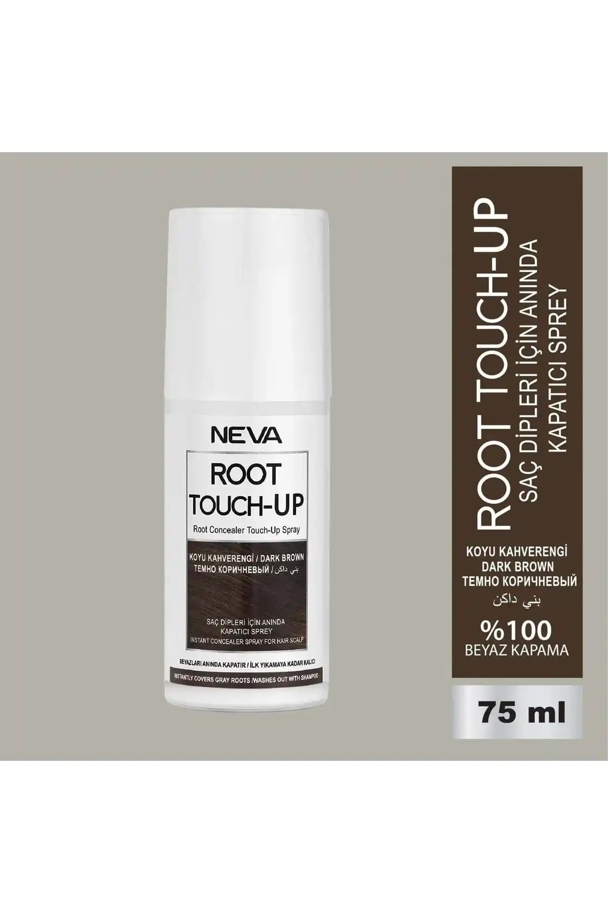 Root Touch-Up Sprey 75 ml Koyu Kahve - Doğal ve Hızlı Saç Renk Koruma Çözümü