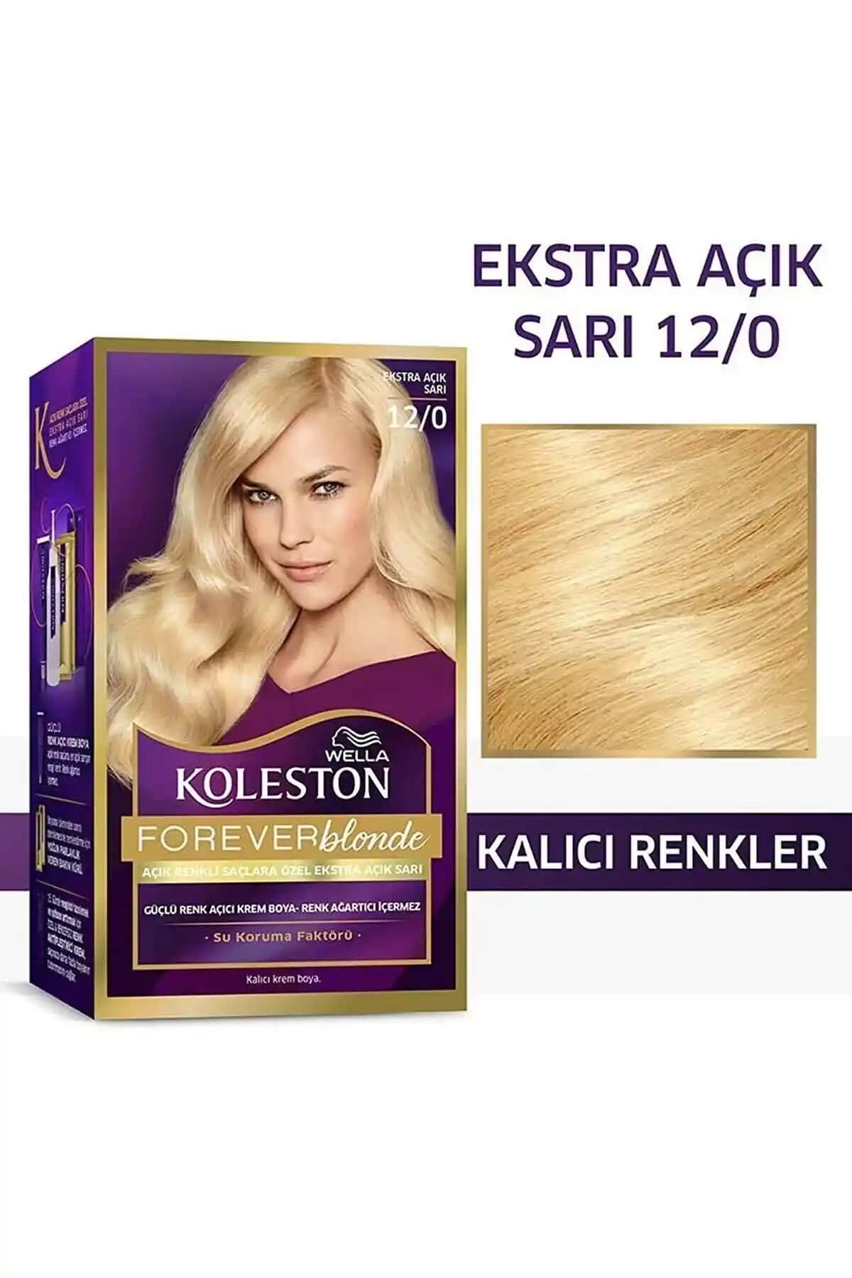 Wella Koleston Kit Saç Boyası 12/0 Çok Açık Doğal Sarı Renk Seçeneği ve Performansı