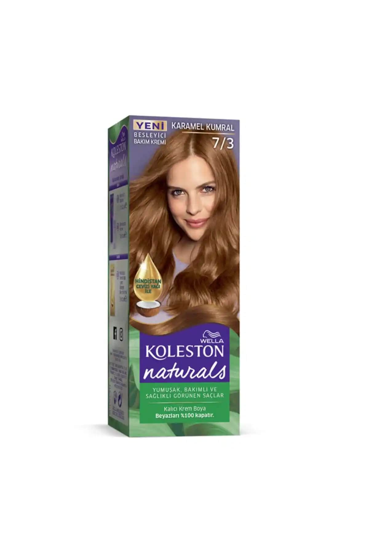 Wella Koleston Naturals Saç Boyası 7/3 Karamel Kumral Kalıcı ve Doğal Renk Seçeneği
