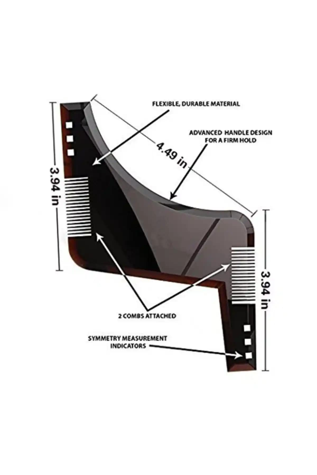 BEARD BEA Sakal Şekillendirici Tarak: Modern ve Dayanıklı Sakal Bakım Aksesuarı