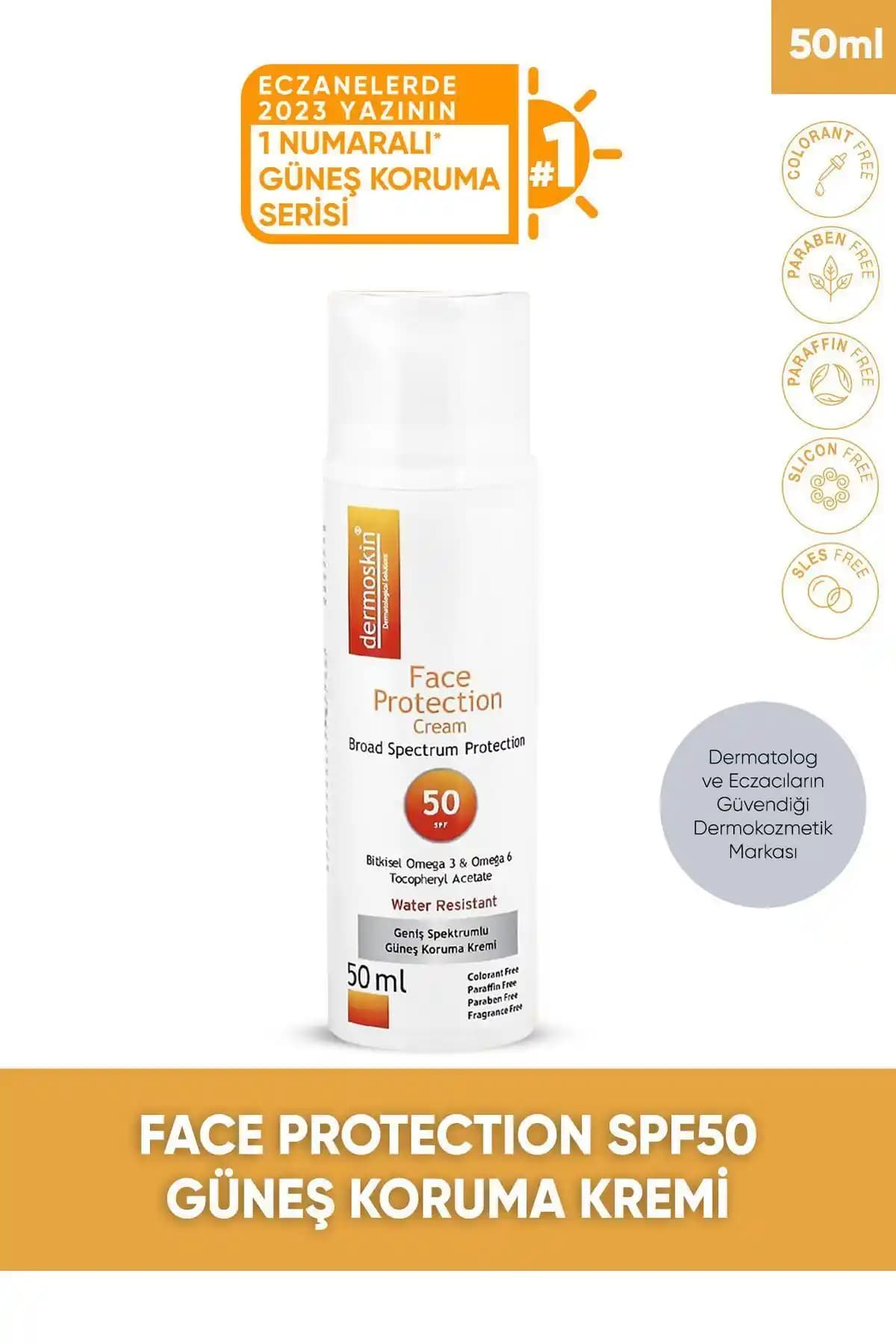 Dermoskin Yüz Koruma Krem SPF 50+ ile K-Lotus Güzellik Tonlama SPF 50+ Karşılaştırması