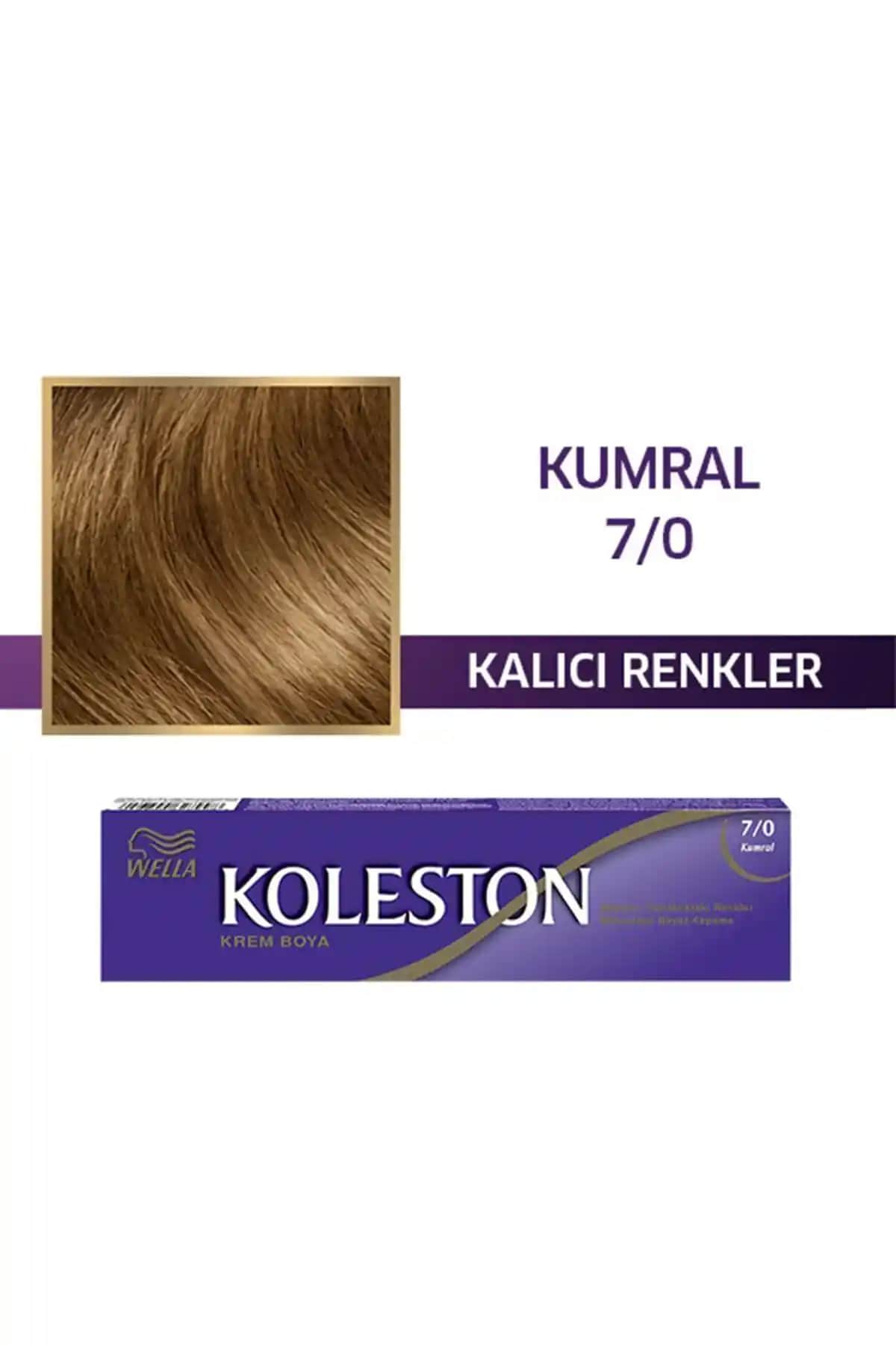 Wella Koleston Single Tüp Boya 7/0 Kumral: Doğal ve Kalıcı Saç Renkleri İçin Profesyonel Çözüm