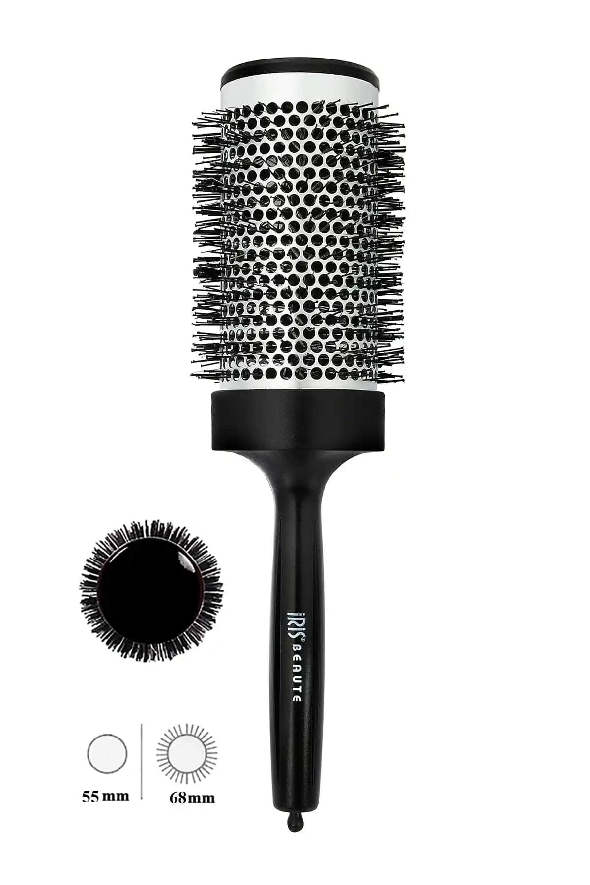 IRIS Metal Tüplü Extra Kalın Fön Fırçası 55 mm Profesyonel Saç Şekillendirme Aracı
