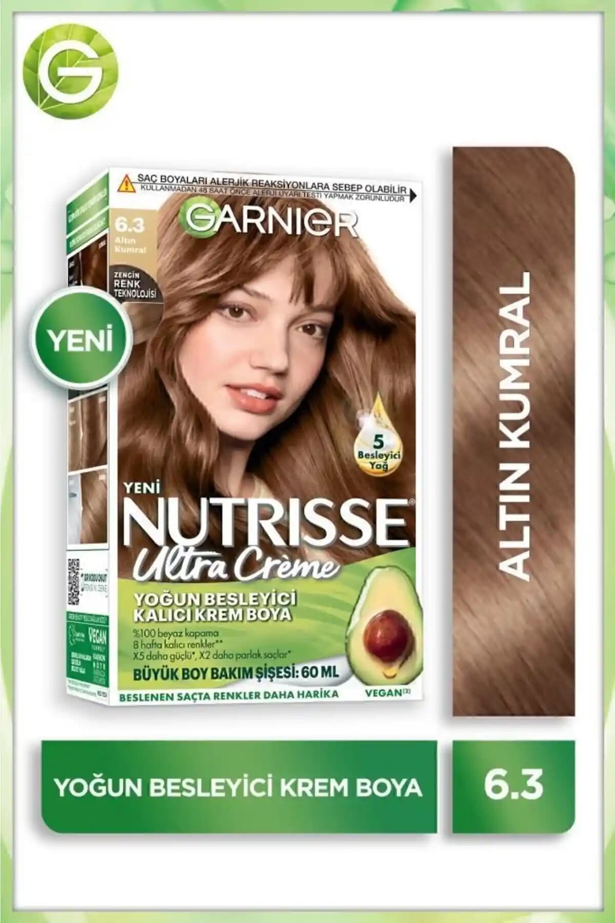 Garnier Nutrisse 6.3 Altın Kumral ve 7 Kumral Ürünlerinin Detaylı Karşılaştırması
