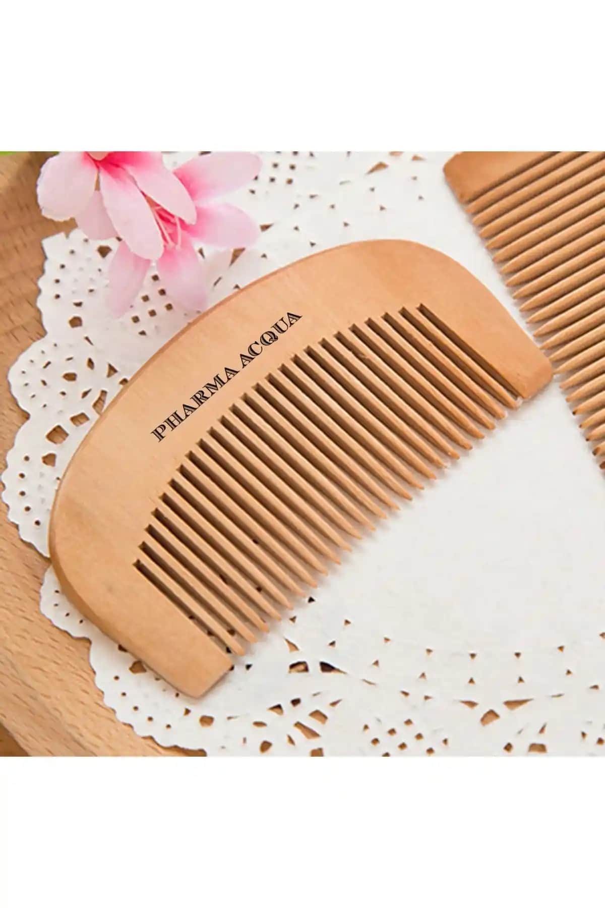 Pharma Acqua Doğal Şimşir Ahşap Tarak: Sağlıklı ve Doğal Saçlar İçin Pratik Çözüm