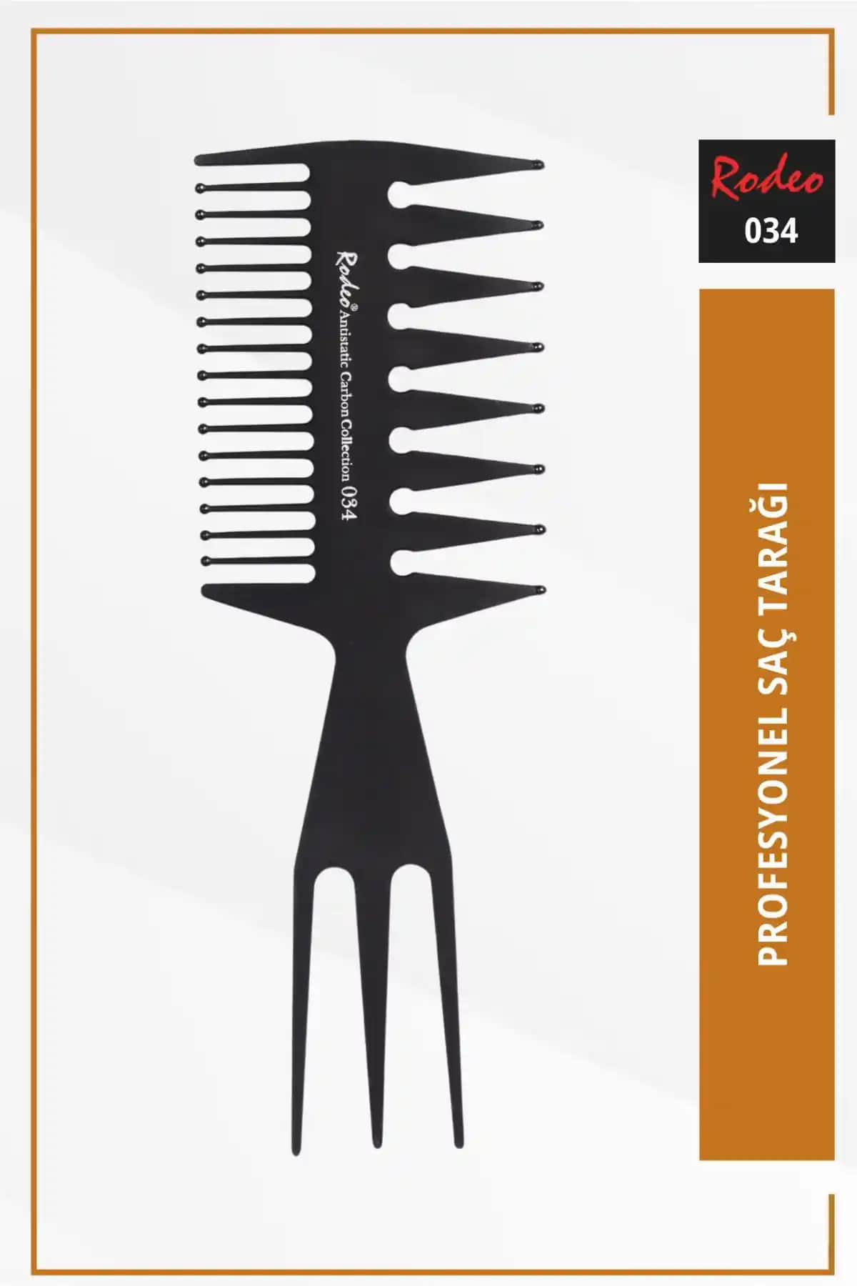 RODEO 034 Tarak: Antistatik ve Doğal Saç Bakımı İçin Pratik Çözüm