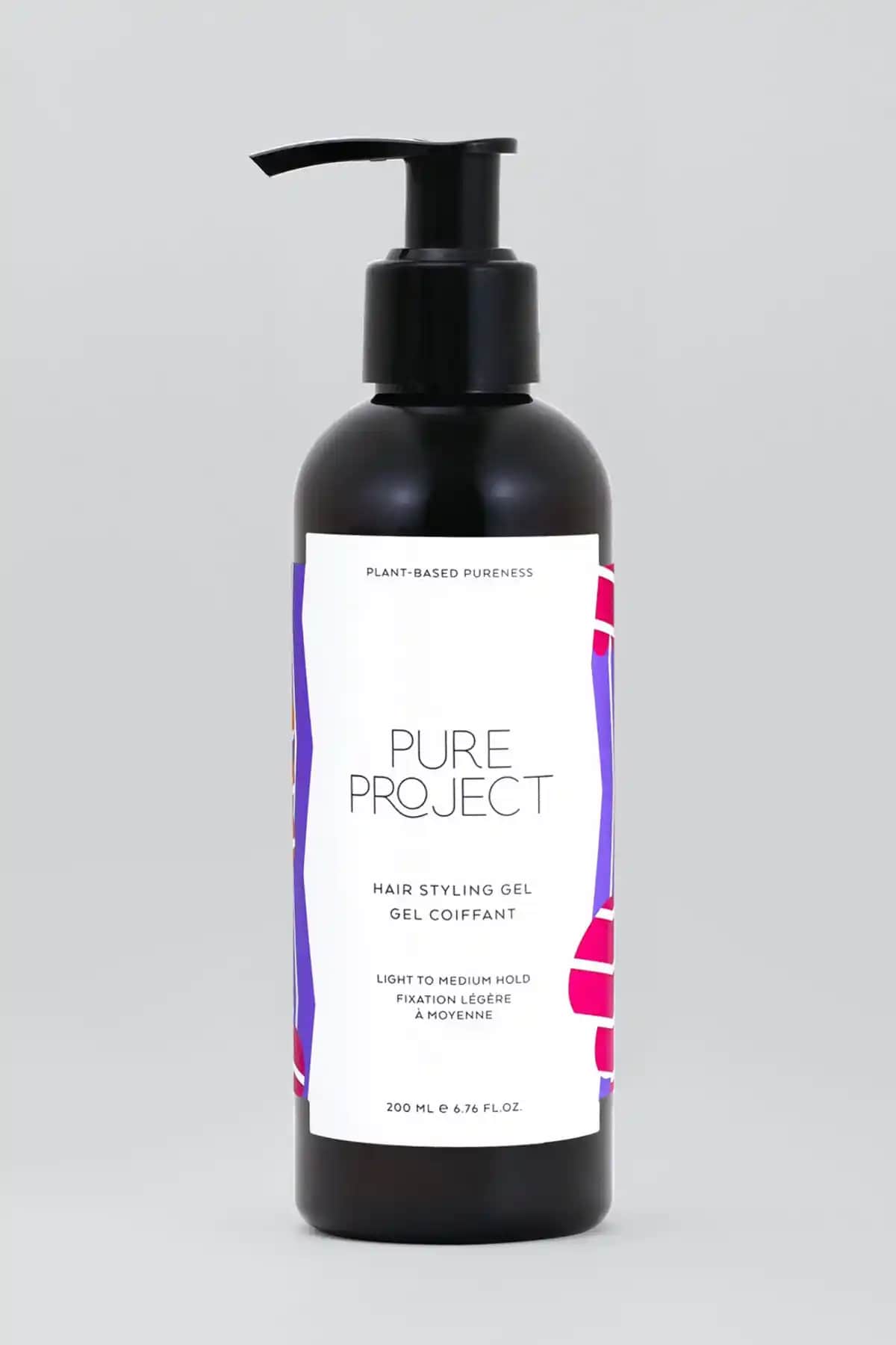 Pure Project Doğal ve Hafif Tutucu Vegan Saç Jölesi 200 ml ile Gün Boyu Şekillendirme