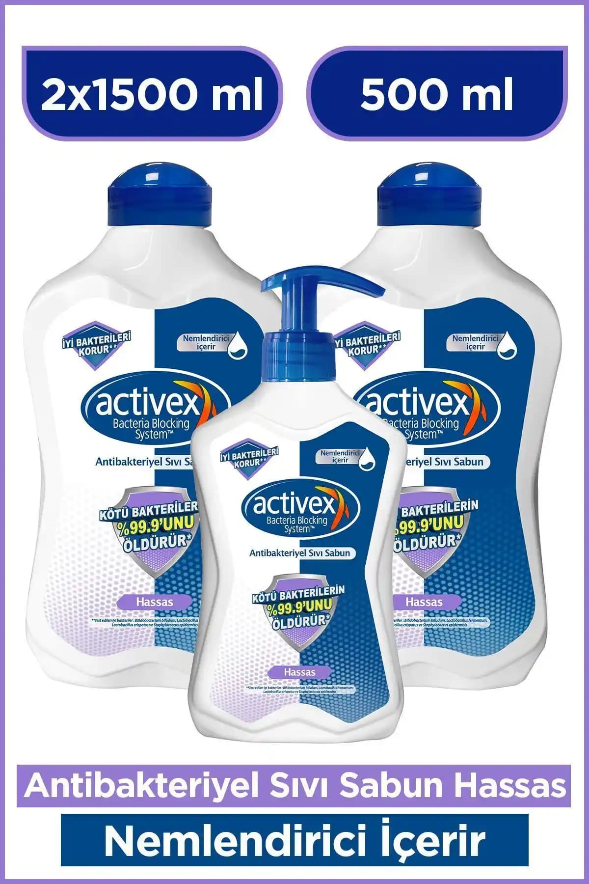 Activex Antibakteriyel Sıvı Sabun Hassas Ciltler İçin Güvenilir Temizlik Çözümü