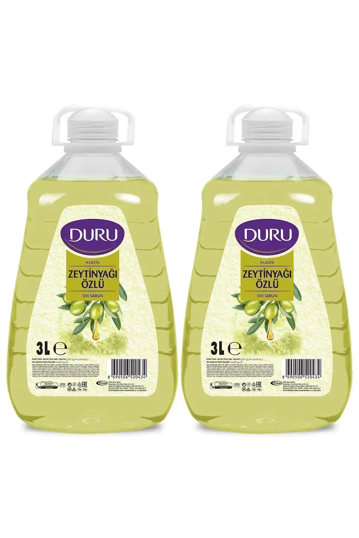 Duru Mutluluk Serisi Zeytinyağı Özlü Sıvı Sabun ile Doğal ve Güvenli Temizlik Alternatifi