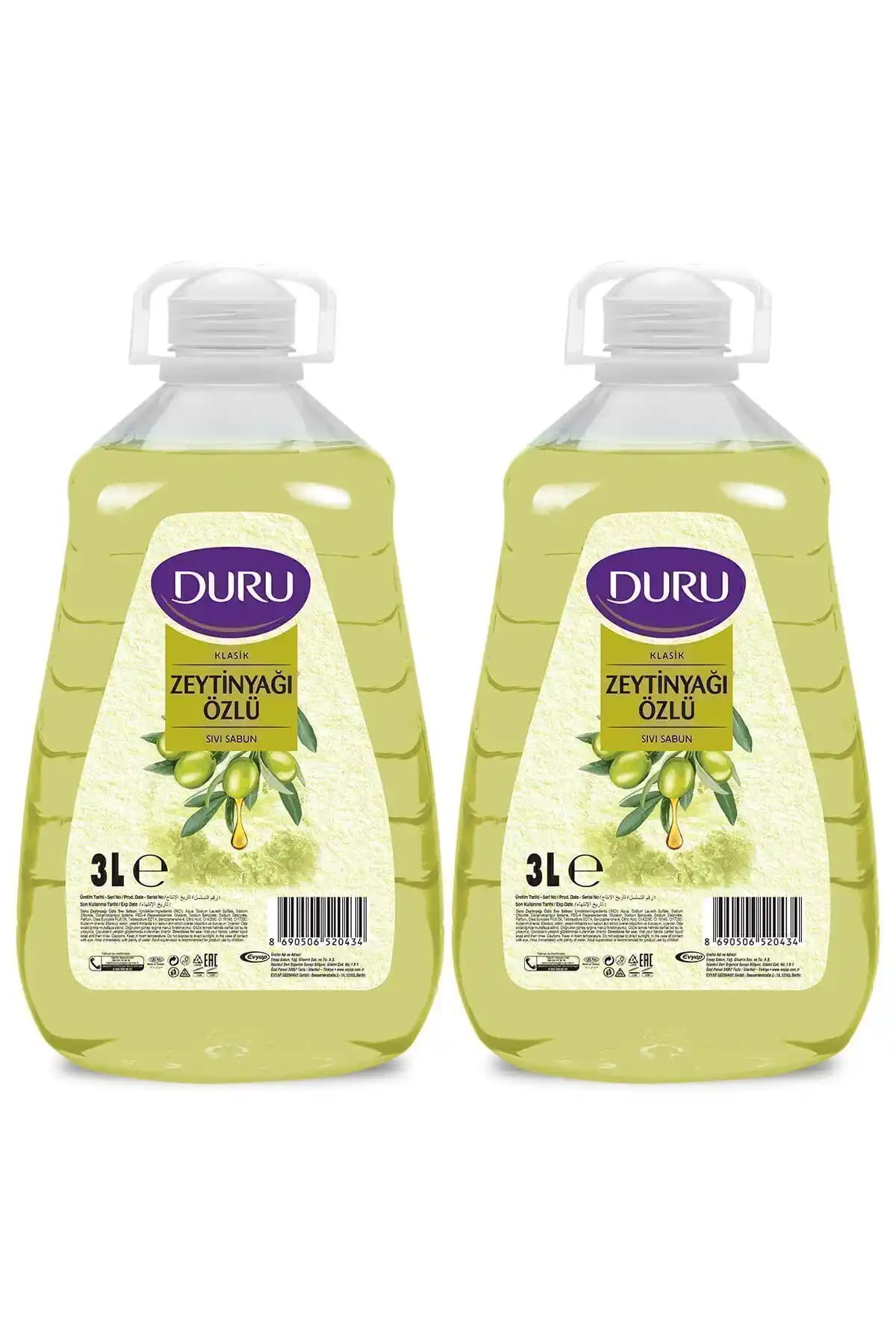 Duru Mutluluk Serisi Zeytinyağı Özlü Sıvı Sabun ile Doğal ve Güvenli Temizlik Alternatifi