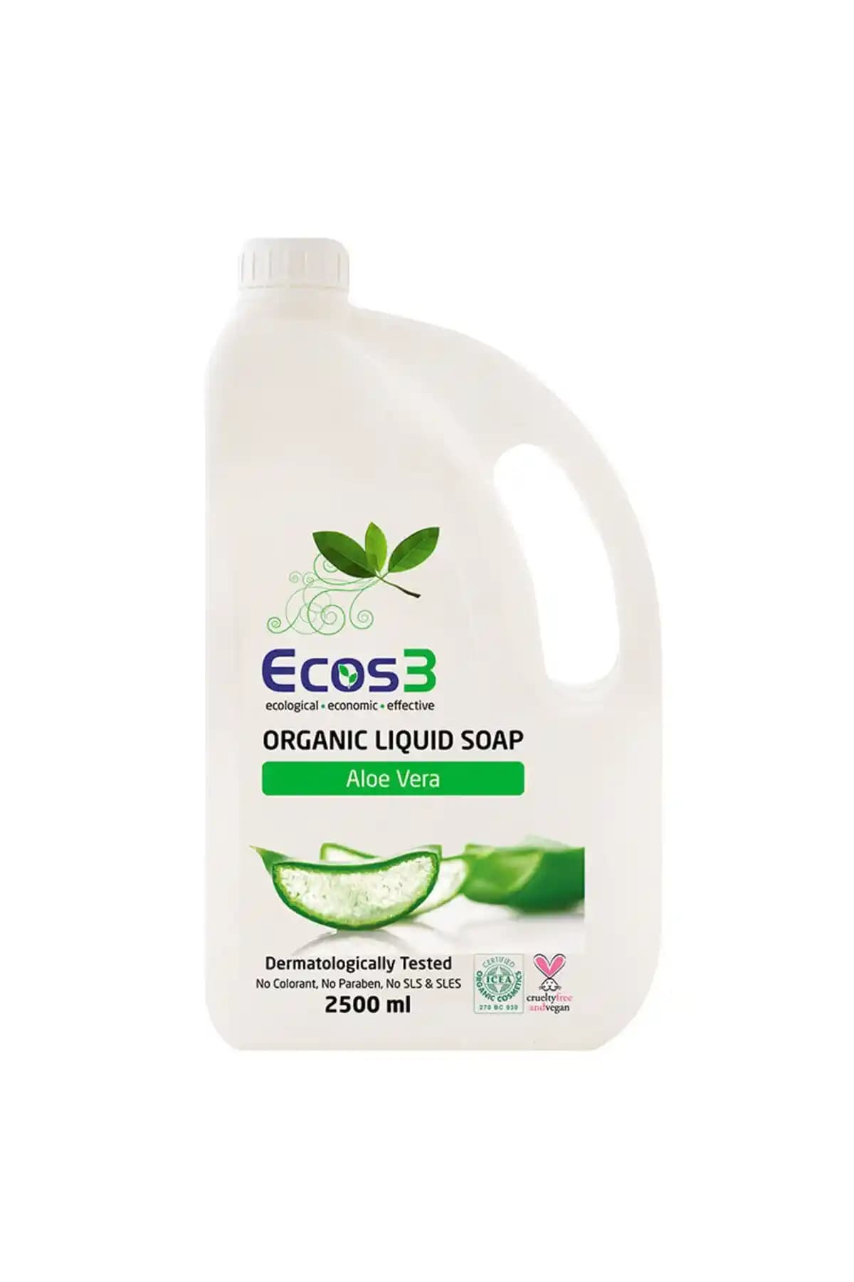 Ecos3 Organik Sıvı Sabun: Hassas Ciltler İçin Doğa Dostu Temizlik Çözümü
