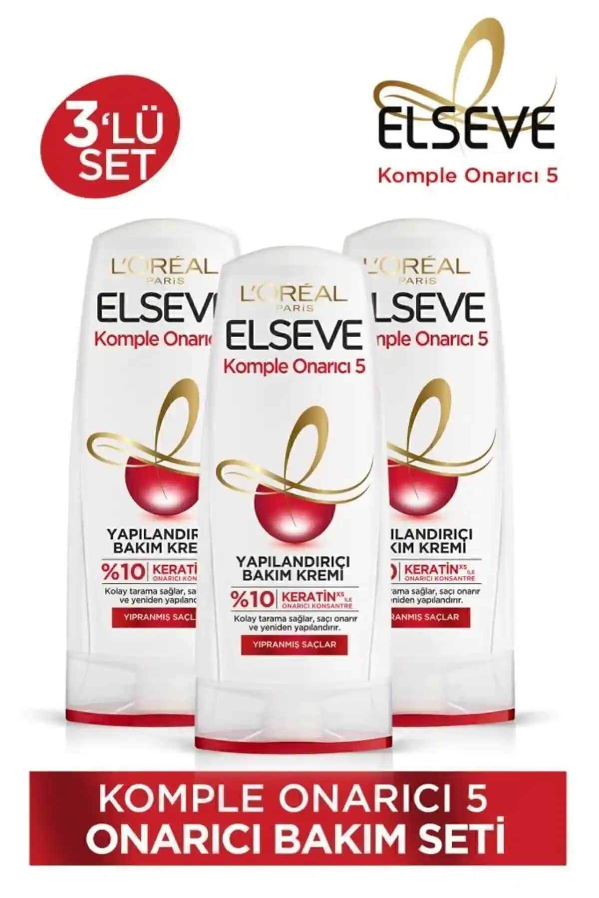 Elseve Komple Onarıcı 5 Yapılandırıcı Saç Kremi: Güç ve Canlılık İçin Güvenilir Bakım Ürünü