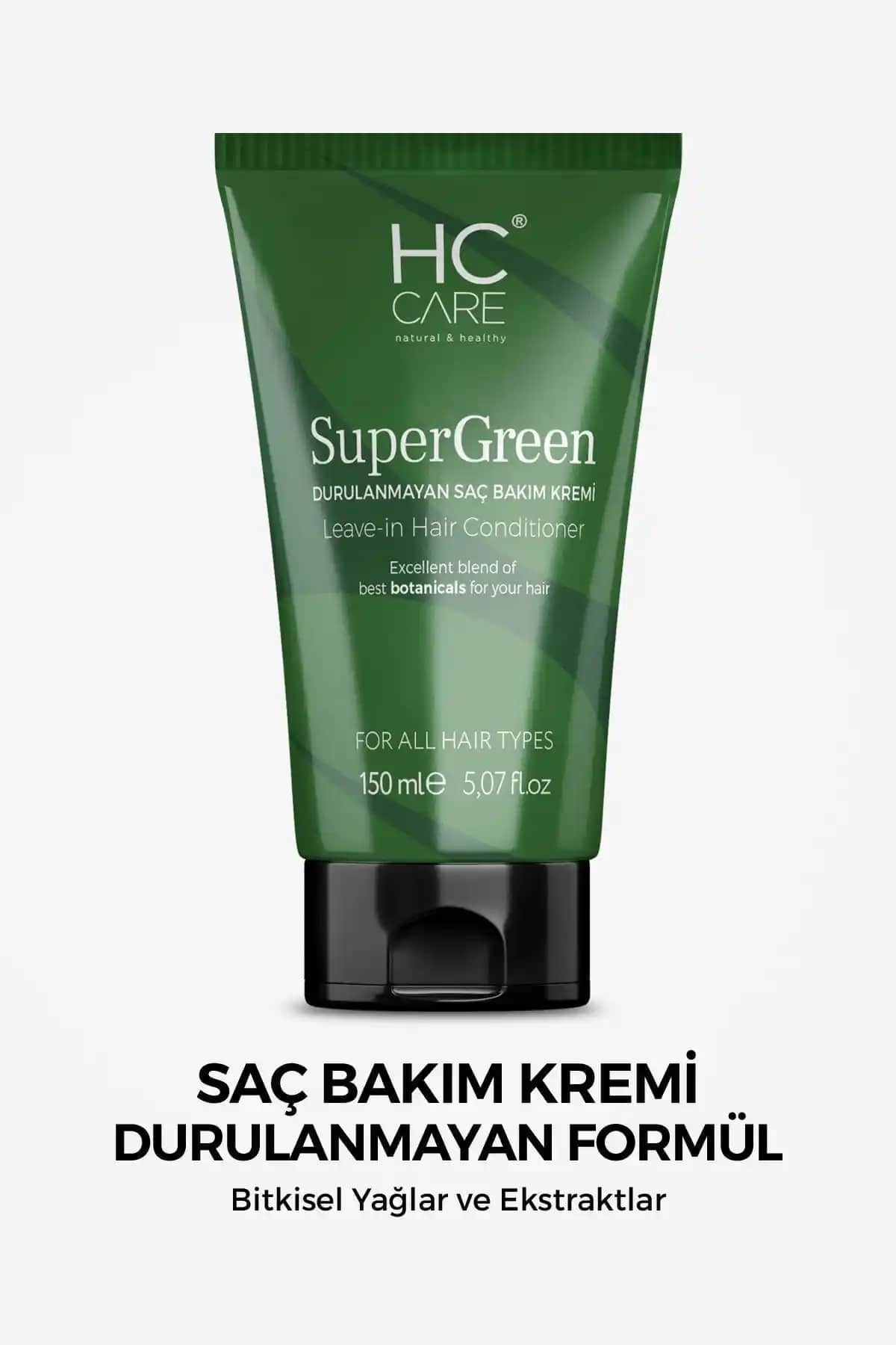 HC Care Super Green Bitki Özlü Durulanmayan Saç Bakım Kremi Doğal İçeriği ve Faydaları
