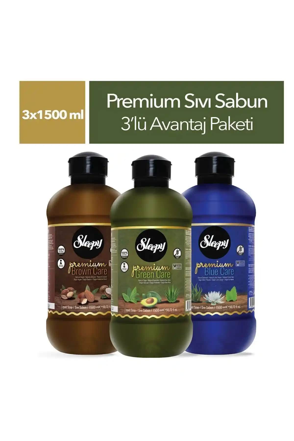 Sleepy Premium Serisi Sıvı Sabun: Doğal İçeriklerle Güvenilir Günlük Temizlik