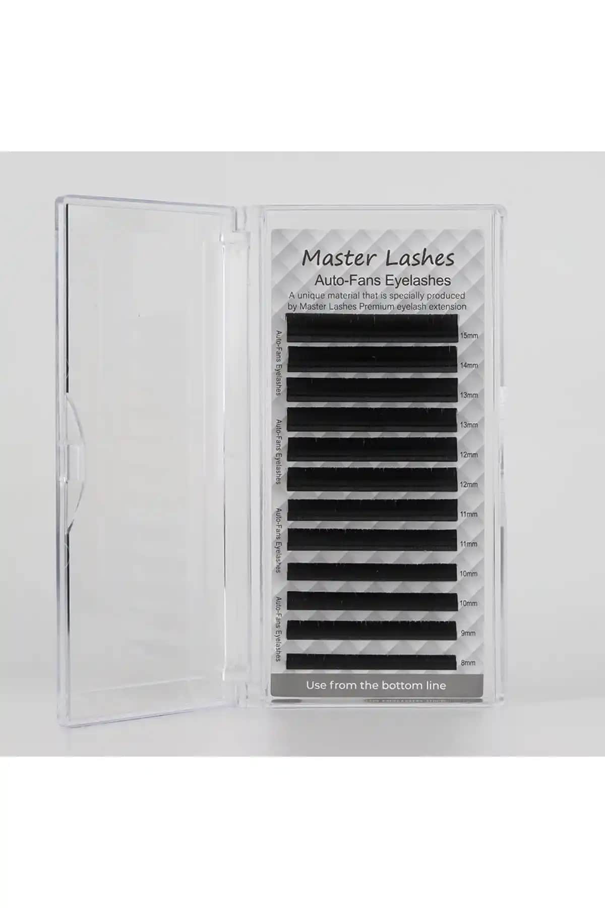 Master Lashes İpek Kirpik Auto-Fan Çek Bırak Kolay Volüm 0,07d-mix Profesyonel Kullanım İçin