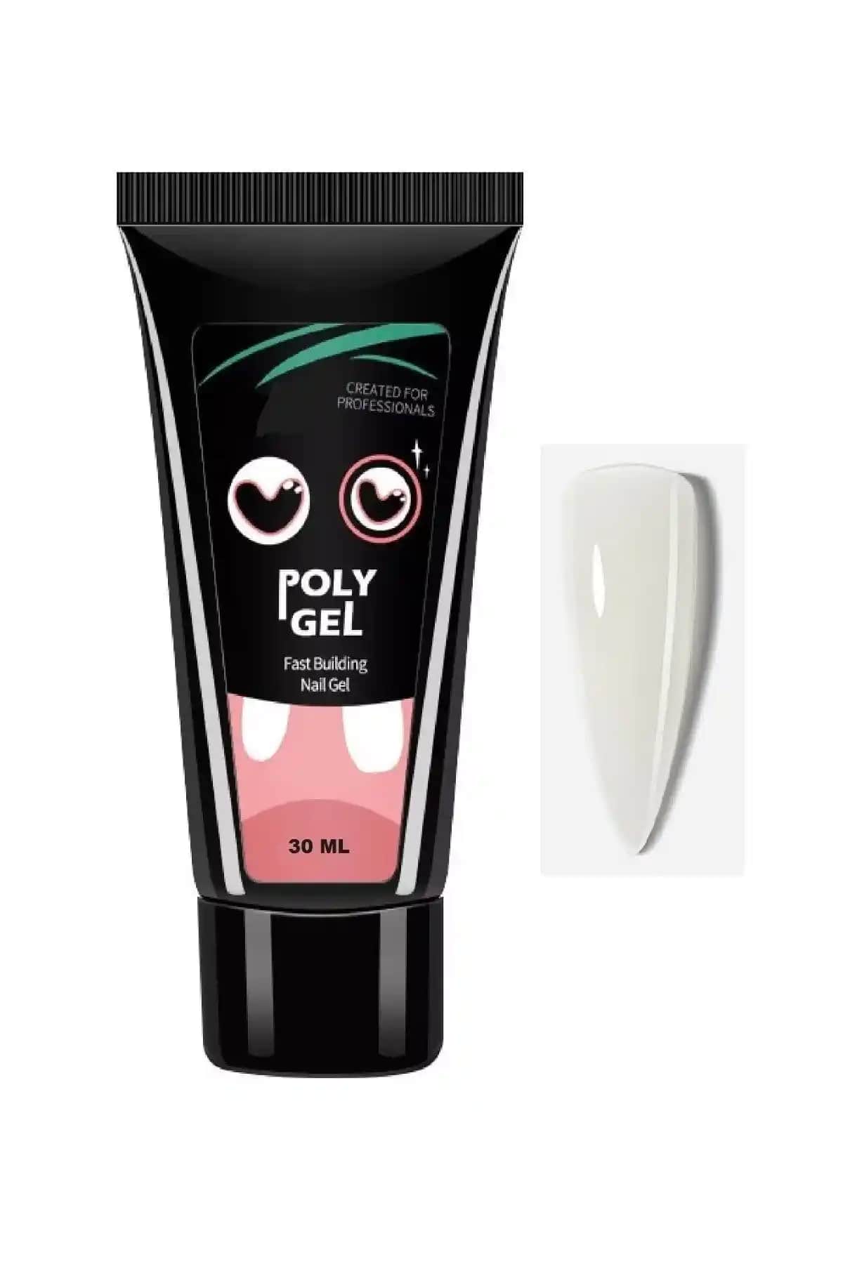 Charzieg Süt Beyazı 30 ml Polygel Protez Tırnak Jel Uygulaması ve Özellikleri