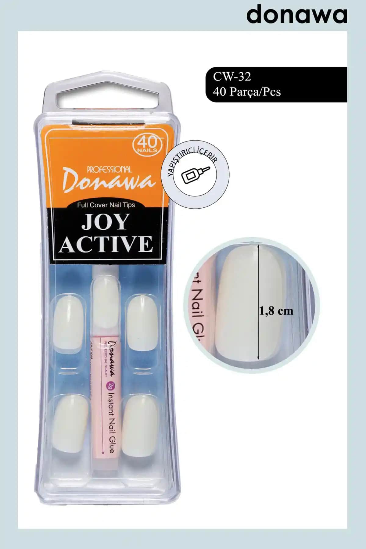 Lionesse Donawa Cw-32 Joy Active Takma Tırnak: Doğal Görünüm ve Dayanıklılık Bir Arada