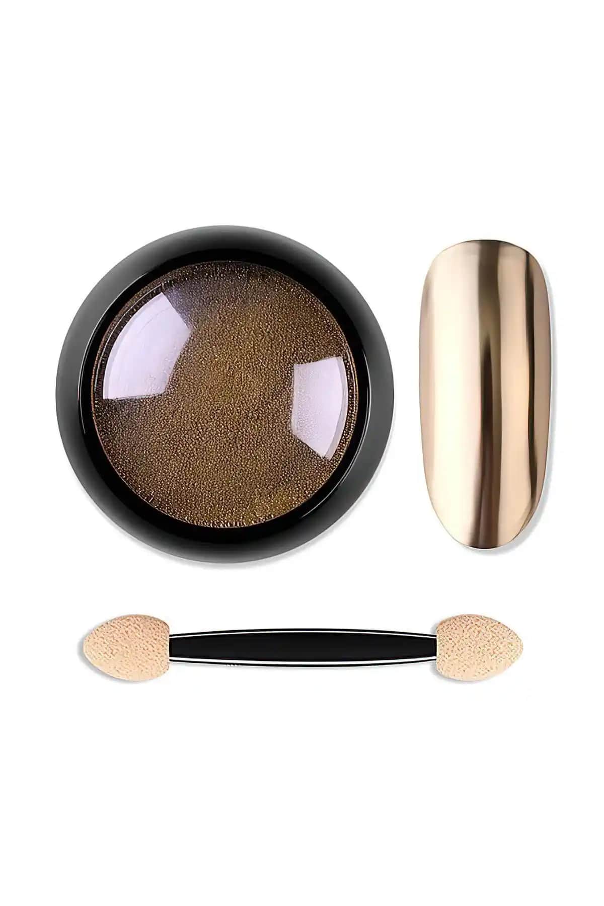 MOZIUR Tırnak Ayna Tozu Krom Toz 10 Gram Parlak ve Çekici Tırnak Görünümü İçin