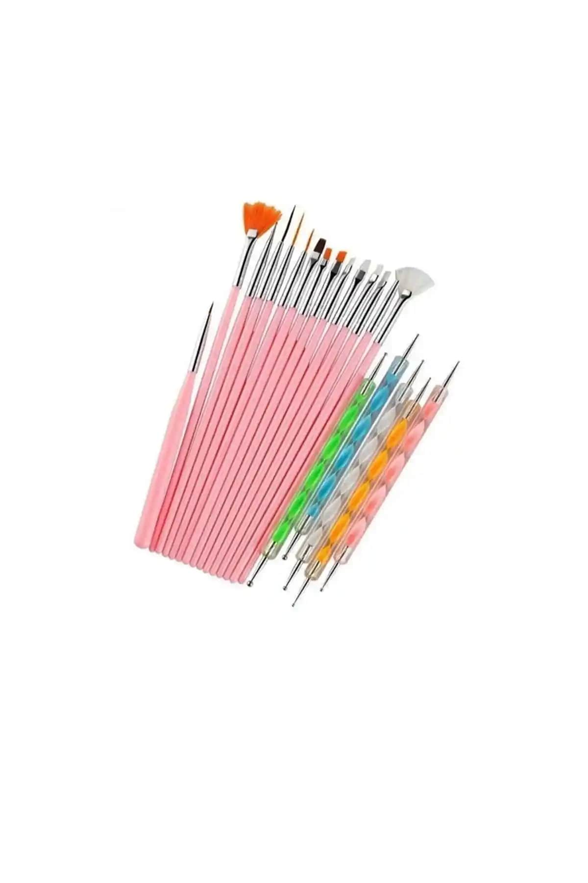 Pembe Nail Art Seti: Çok Yönlü Kullanım İmkanı ve Detaylı Tasarım Araçları