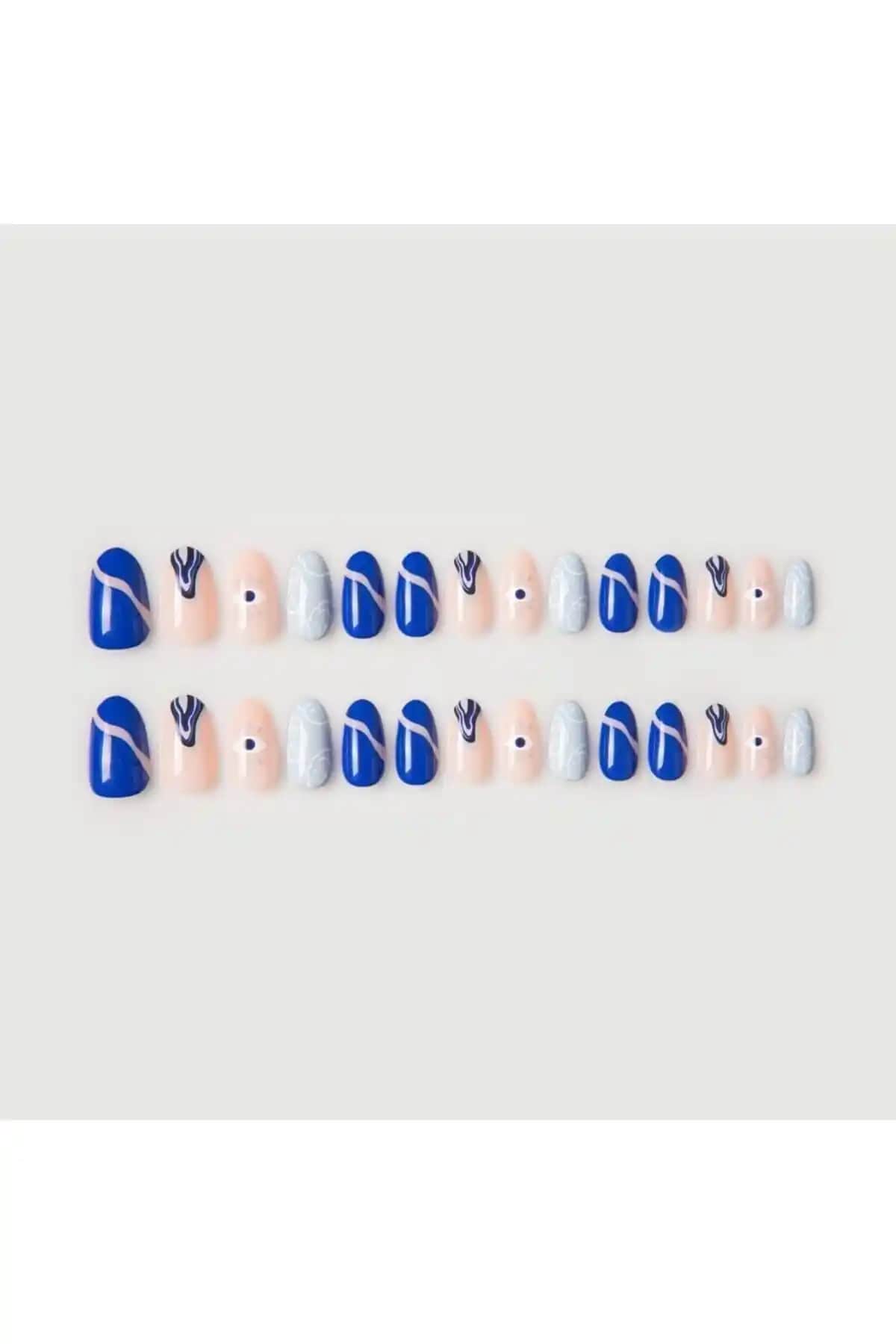 POP Beauty Takma Tırnak Seti ve Zararsız Yapıştırıcı ile Şık ve Pratik Tırnaklar