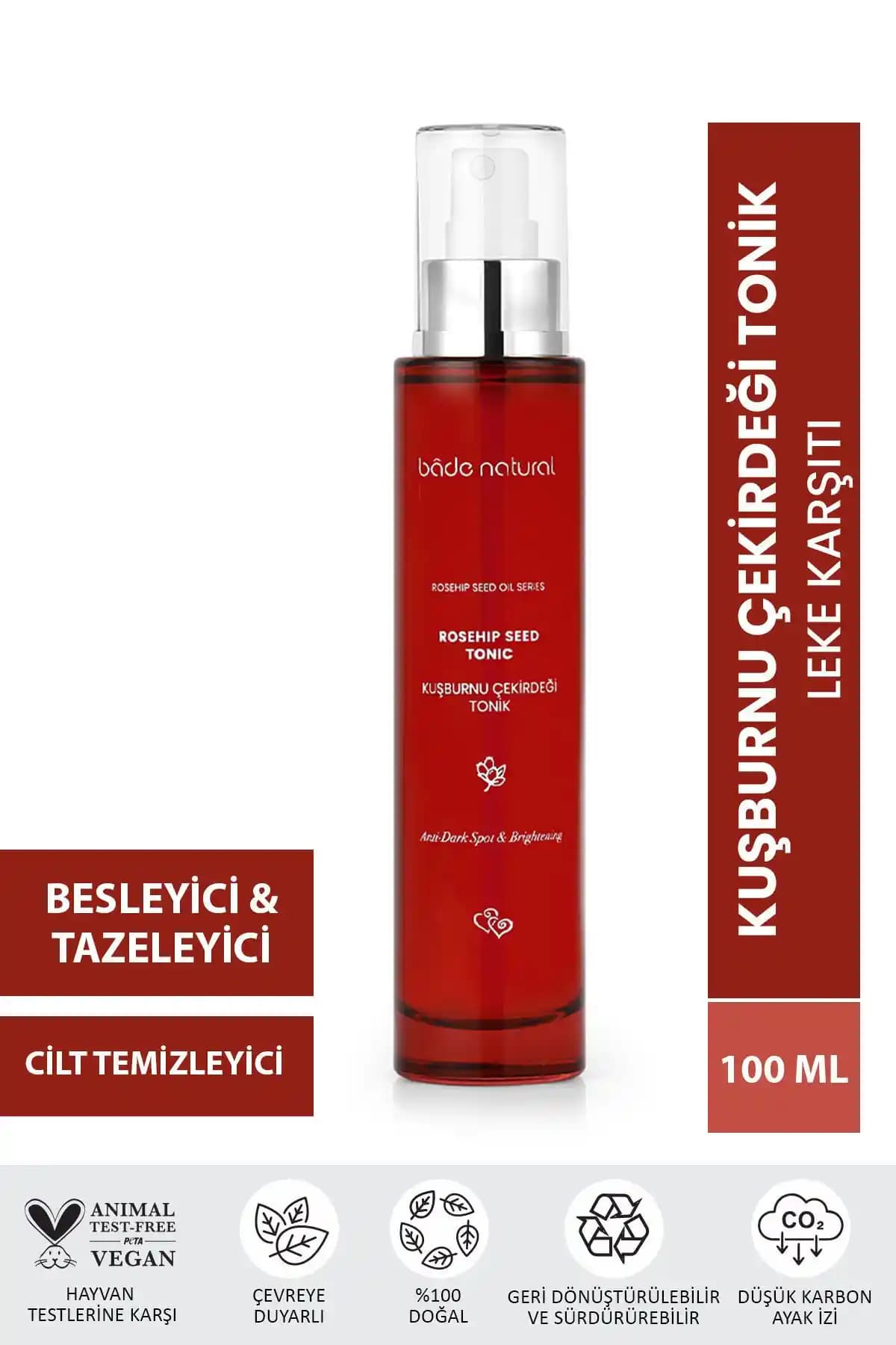Bade Natural Kuşburnu Ayışlandırıcı ve Leke Karşıtı Tonik Doğal Cilt Bakımında Yeni Dönem