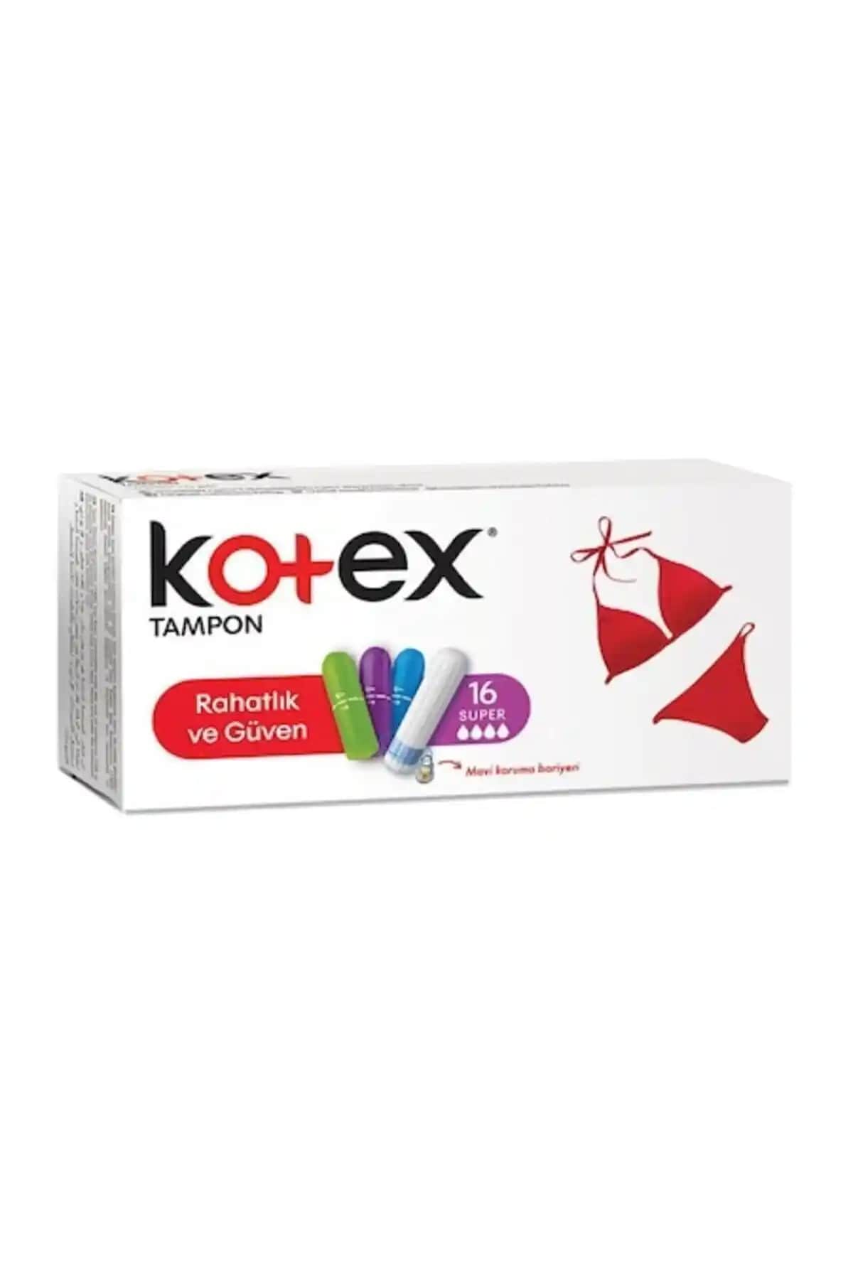 Kotex Tampon 16’lı Süper: Yüksek Emicilik ve Konfor Sunan Kadın Hijyen Ürünü