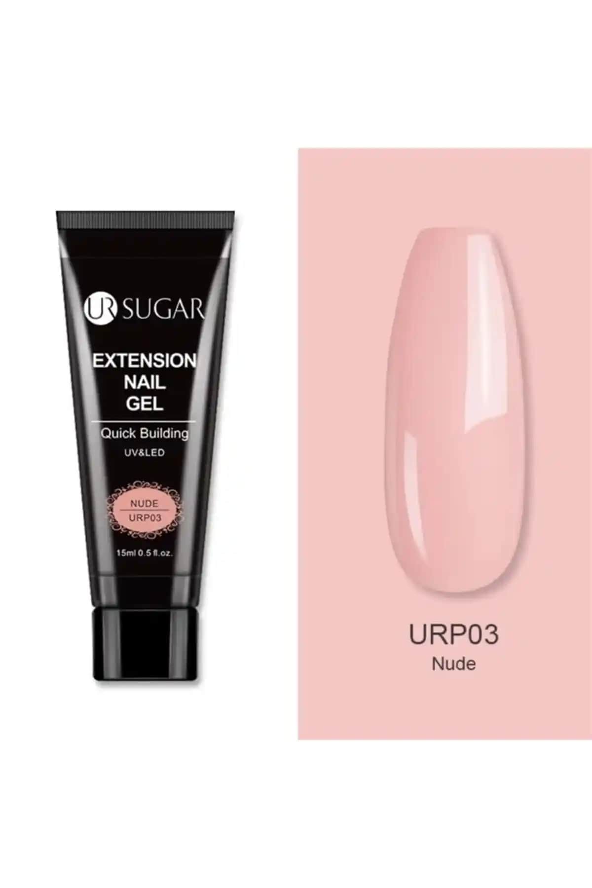 URSUGAR Poly Extension Gel Nude: Doğal Görünüm Sağlayan Tırnak Uzatma Jeli