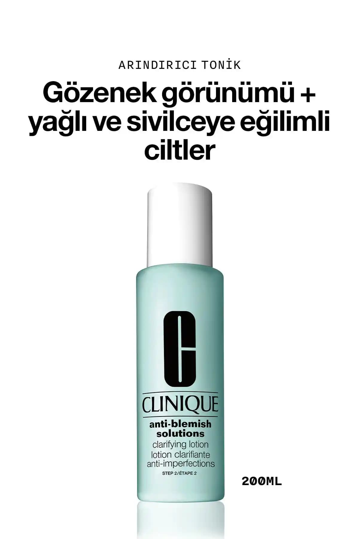Clinique Anti Blemish Solutions Tonik: Yağlı ve Sivilce Eğilimli Ciltler İçin Etkili Temizlik Ürünü