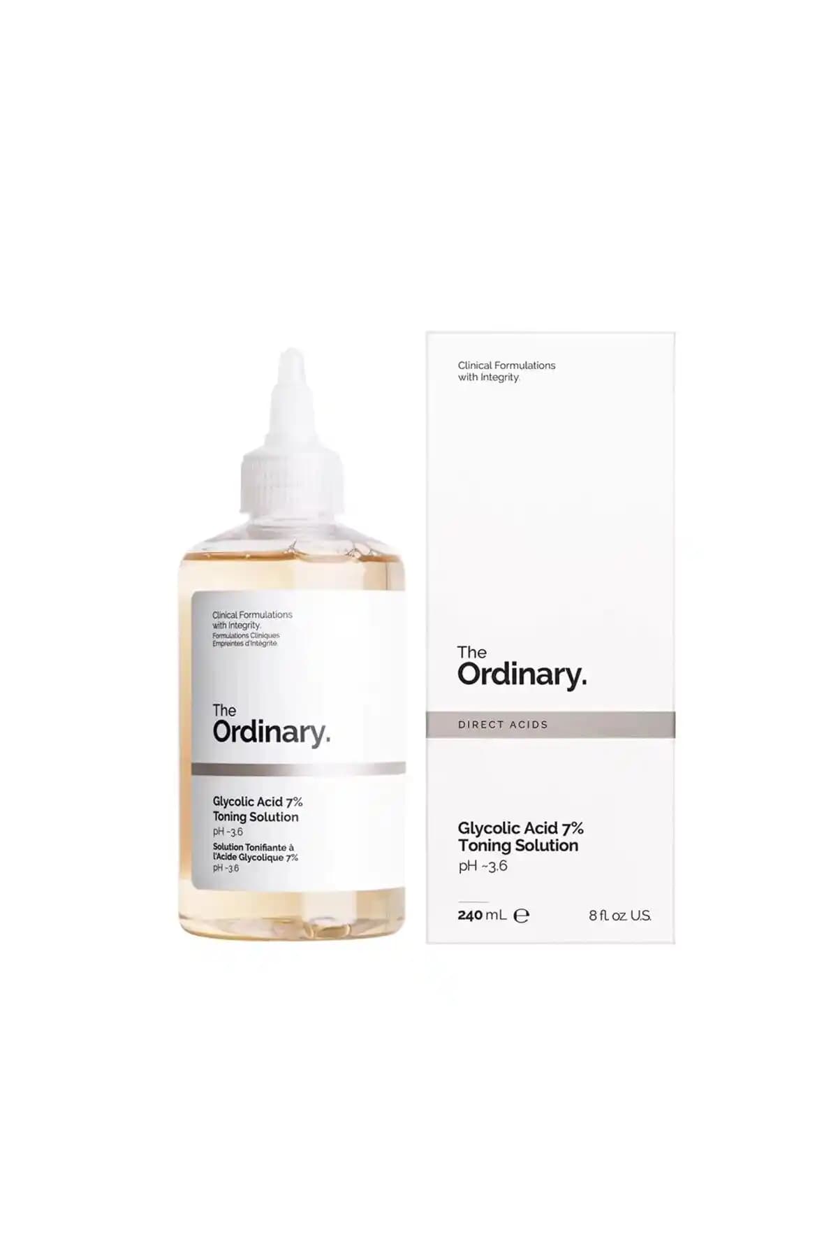 The Ordinary Glycolic Acid 7% Toning Solution: Hafif ve Etkili Cilt Peelingi Ürünü