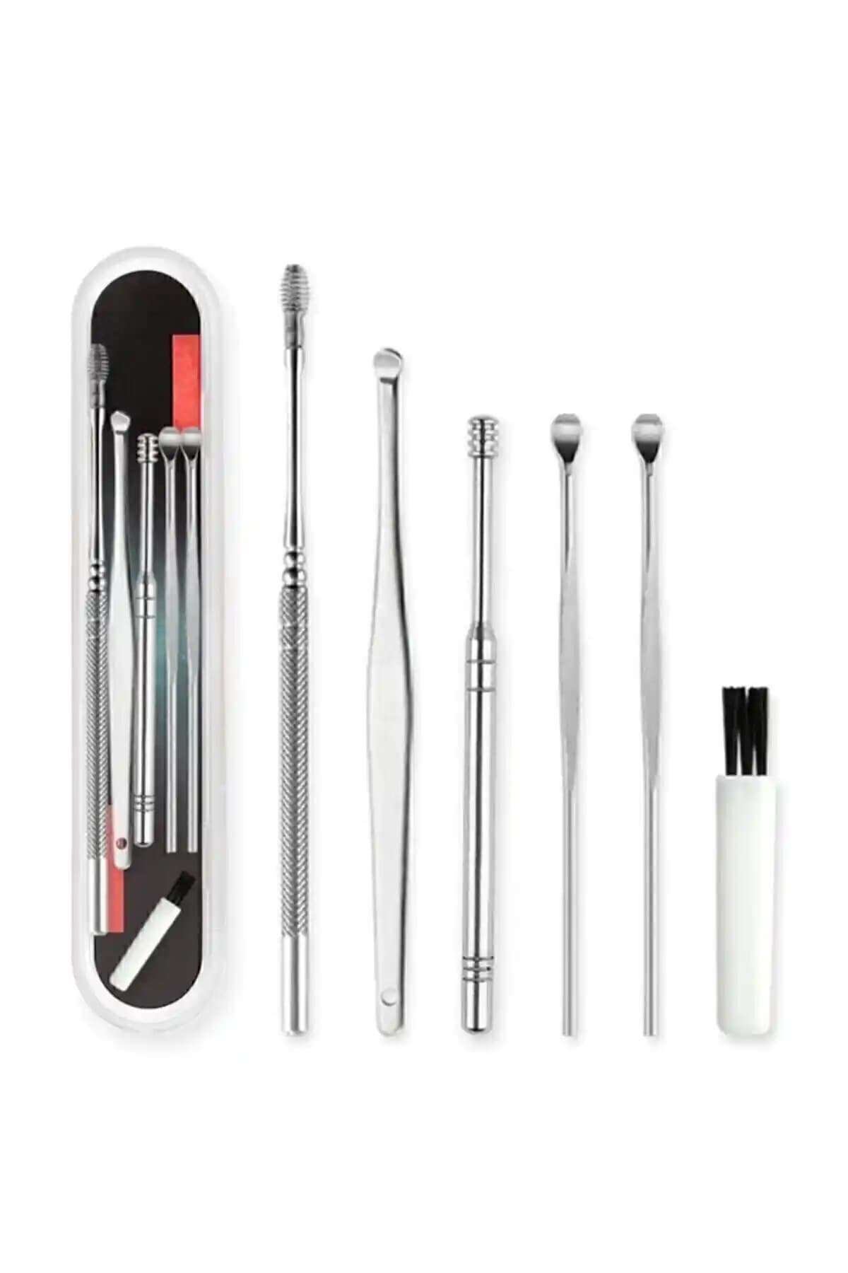 Durbuldum 6 Parça Paslanmaz Çelik Kulak Bakım Seti ile Güvenli ve Pratik Kulak Temizliği