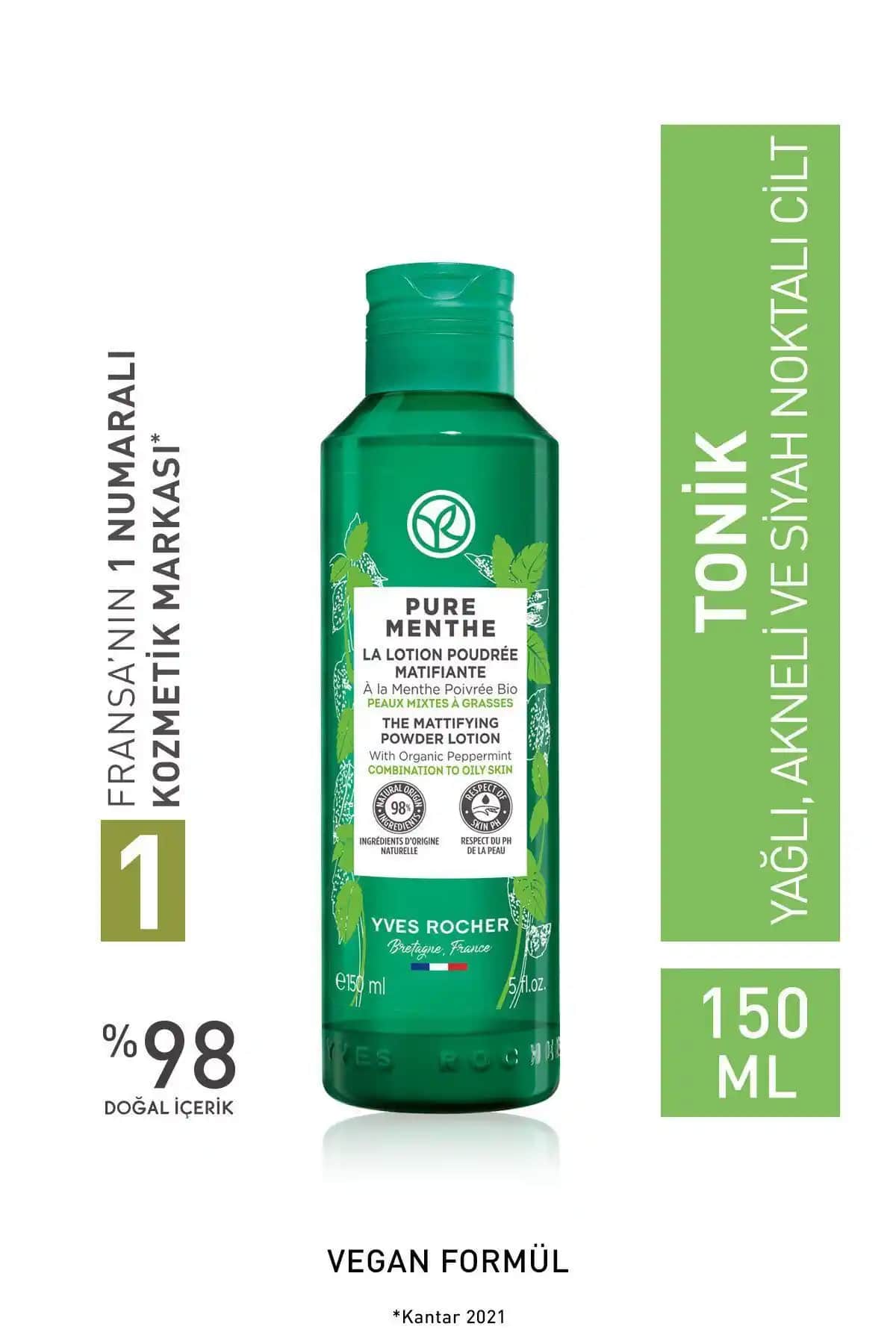 Yves Rocher Karma Yağlı Ciltler İçin Siyah Nokta Karşıtı Pudralı Tonik Ürün İncelemesi ve Faydaları