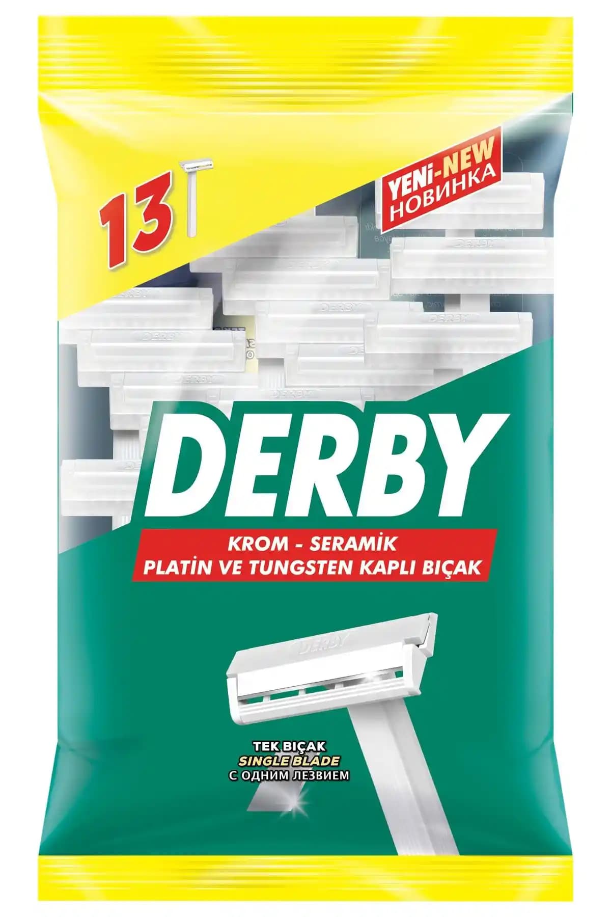 Derby Tek Tıraş Bıçağı Seti Pratik ve Ekonomik Çözüm Sunan Hijyenik Tıraş Ürünü