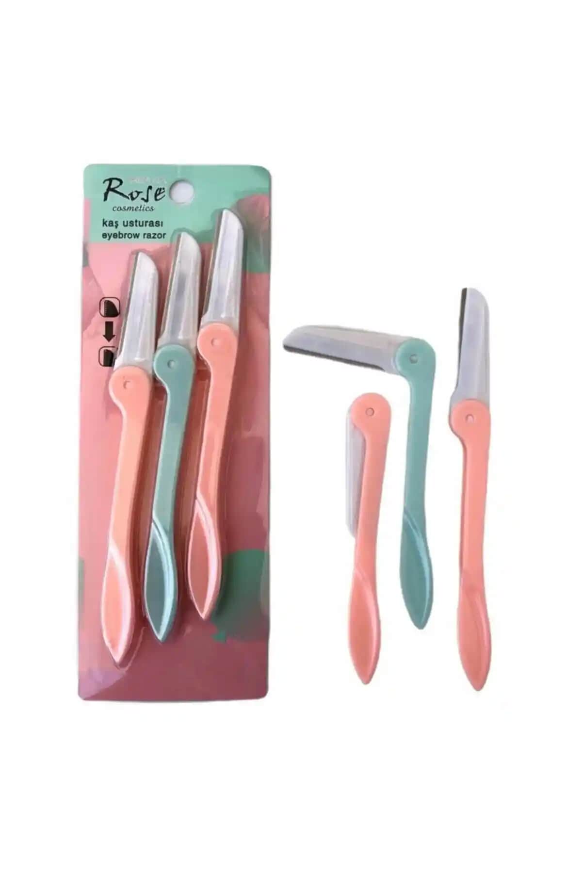 Genel Markalar Rose 3'lü Kaş Usturası: Hassas ve Pratik Tıraş Deneyimi Sunar