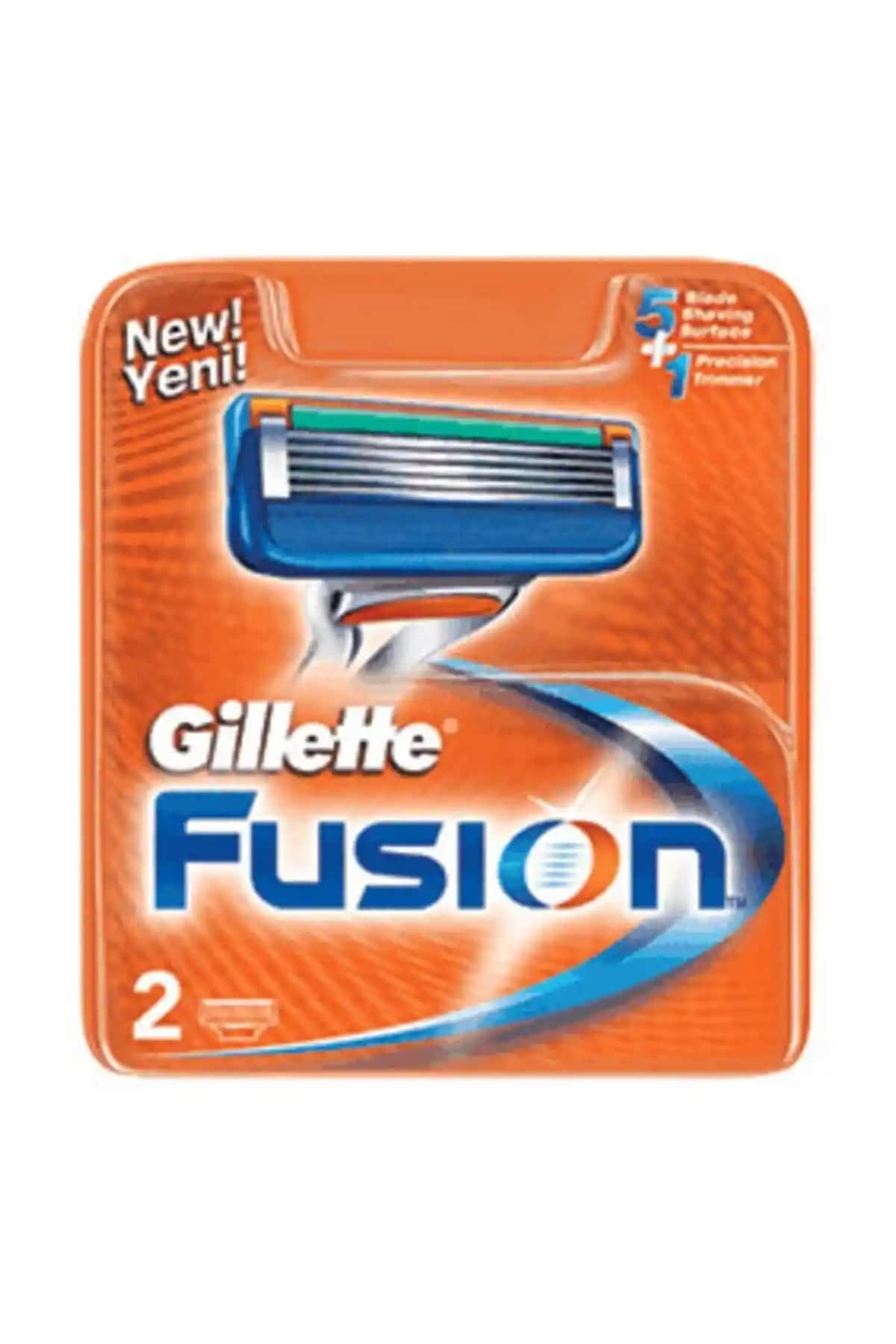 Gillette Fusion 2li Yedek Tıraş Bıçağı - Yüksek Keskinlik ve Uzun Süreli Performans