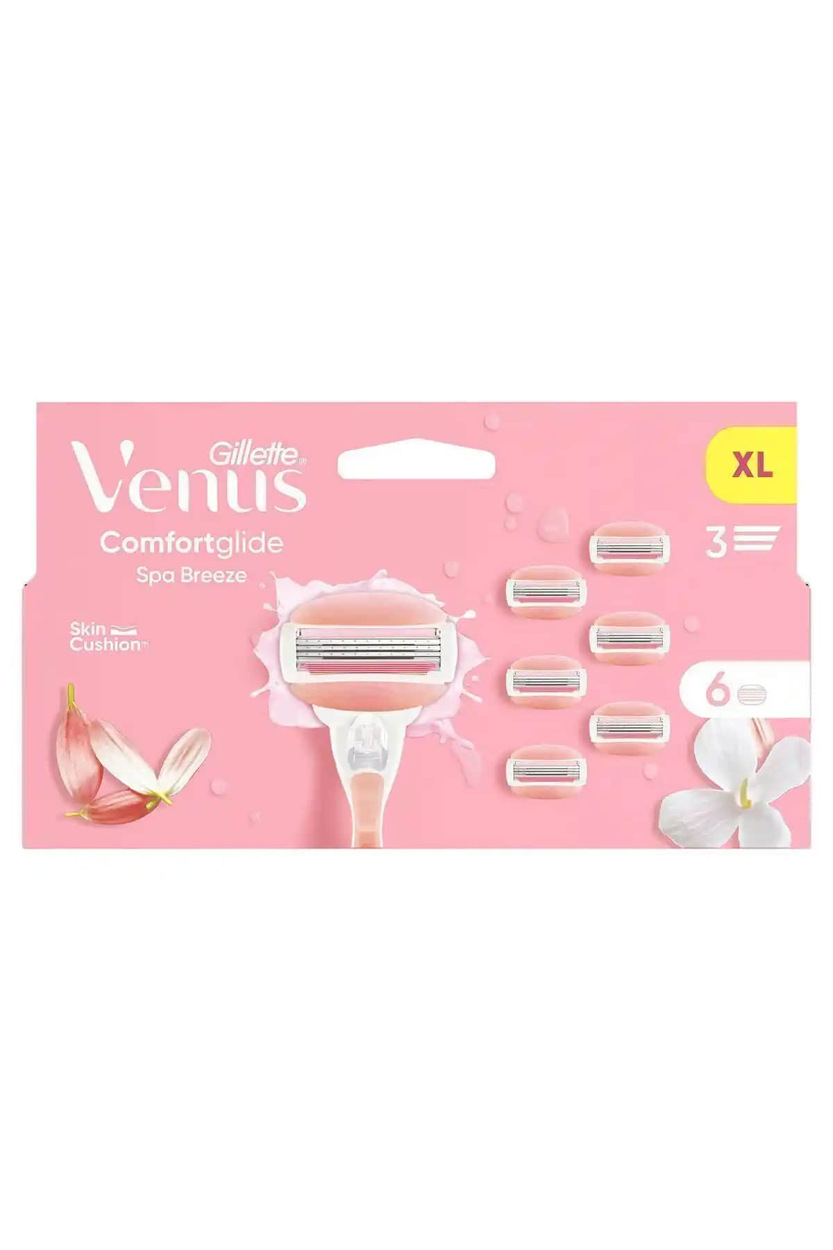 Gillette Venus Comfortglide SpaBreeze Yedek Bıçakları ile Konforlu ve Hassas Tıraş Deneyimi