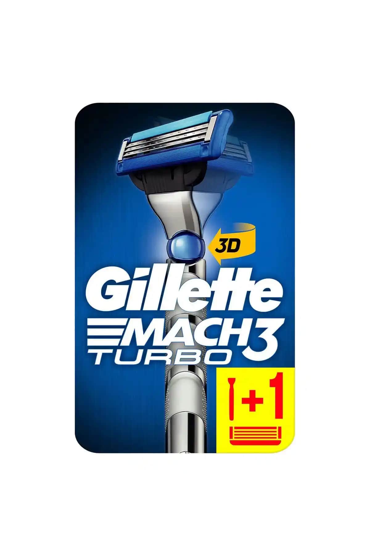 Gillette Mach3 Turbo 1 Up 3D Motion Tıraş Makinesi: Hijyenik ve Pratik Kullanım İçin Ideali