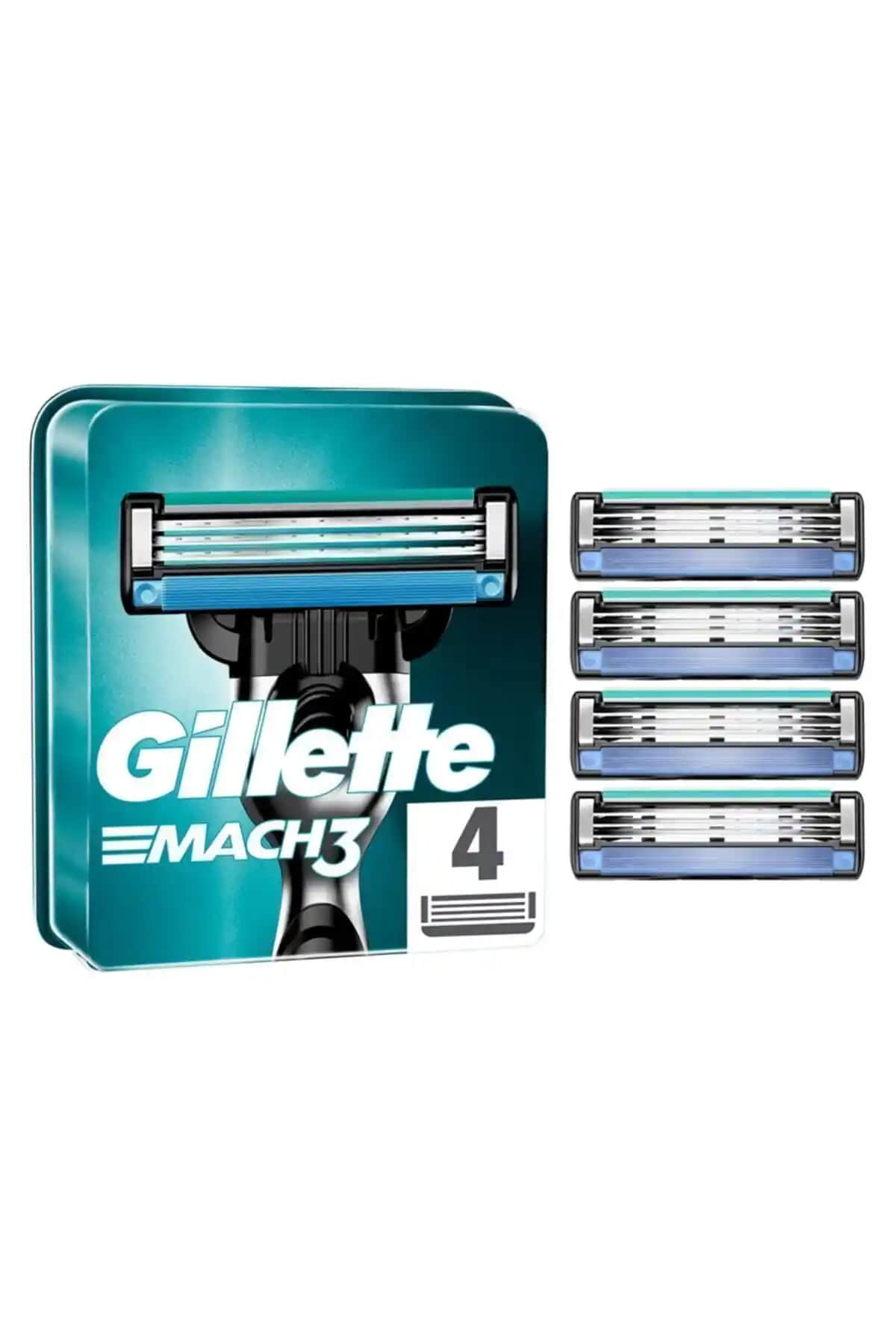 Gillette Mach3 Yedek Tıraş Bıçağı 4'lü: Hassas Ciltler İçin Etkili ve Güvenilir Performans