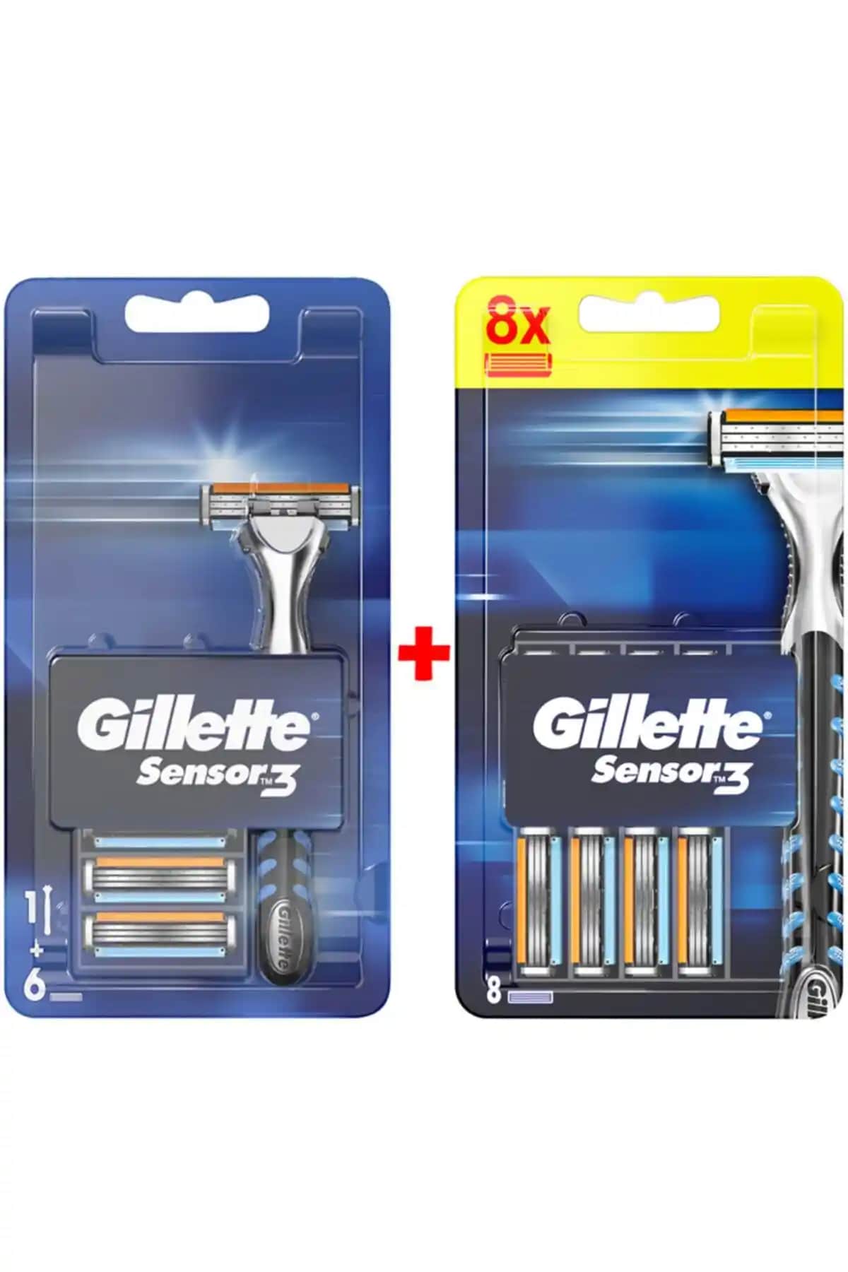 Gillette Sensor3 Tıraş Makinesi ve Yedek Bıçak Seti ile Etkili ve Konforlu Tıraş Deneyimi