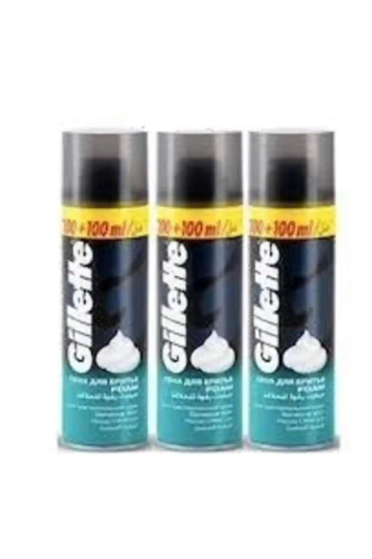 Gillette Tıraş Köpüğü 300 ml x 3: Konfor ve Ekonomiyi Bir Arada Sunan Tıraş Çözümü