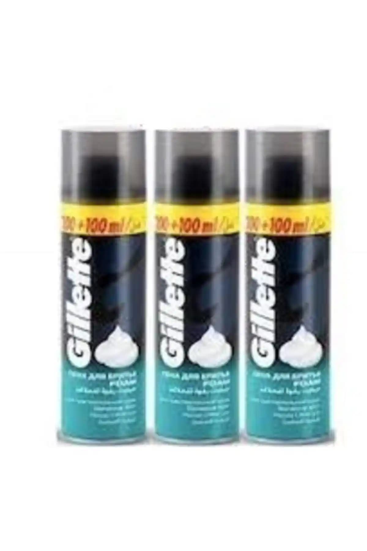 Gillette Tıraş Köpüğü 300 ml x 3: Konfor ve Ekonomiyi Bir Arada Sunan Tıraş Çözümü
