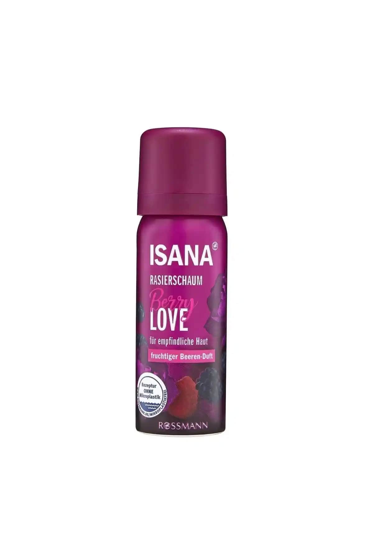 ISANA Berry Love Epilasyon Köpüğü Hassas Ciltler İçin Seyahat Boyu Güvenli ve Pratik Kullanım