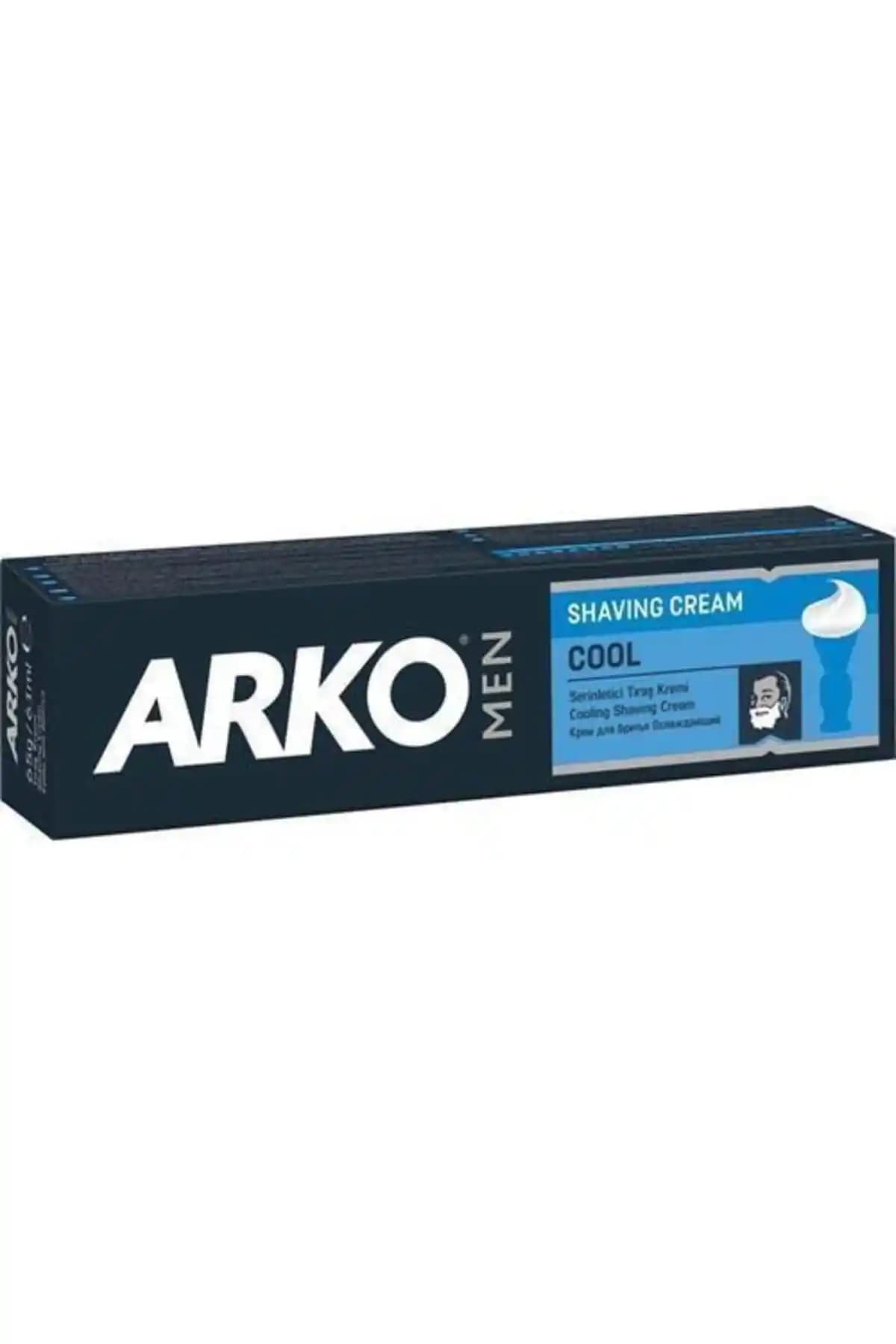 Arko Men Cool Tıraş Kremi 100 ml: Nemlendirici ve Ferahlatıcı Erkek Bakım Ürünü