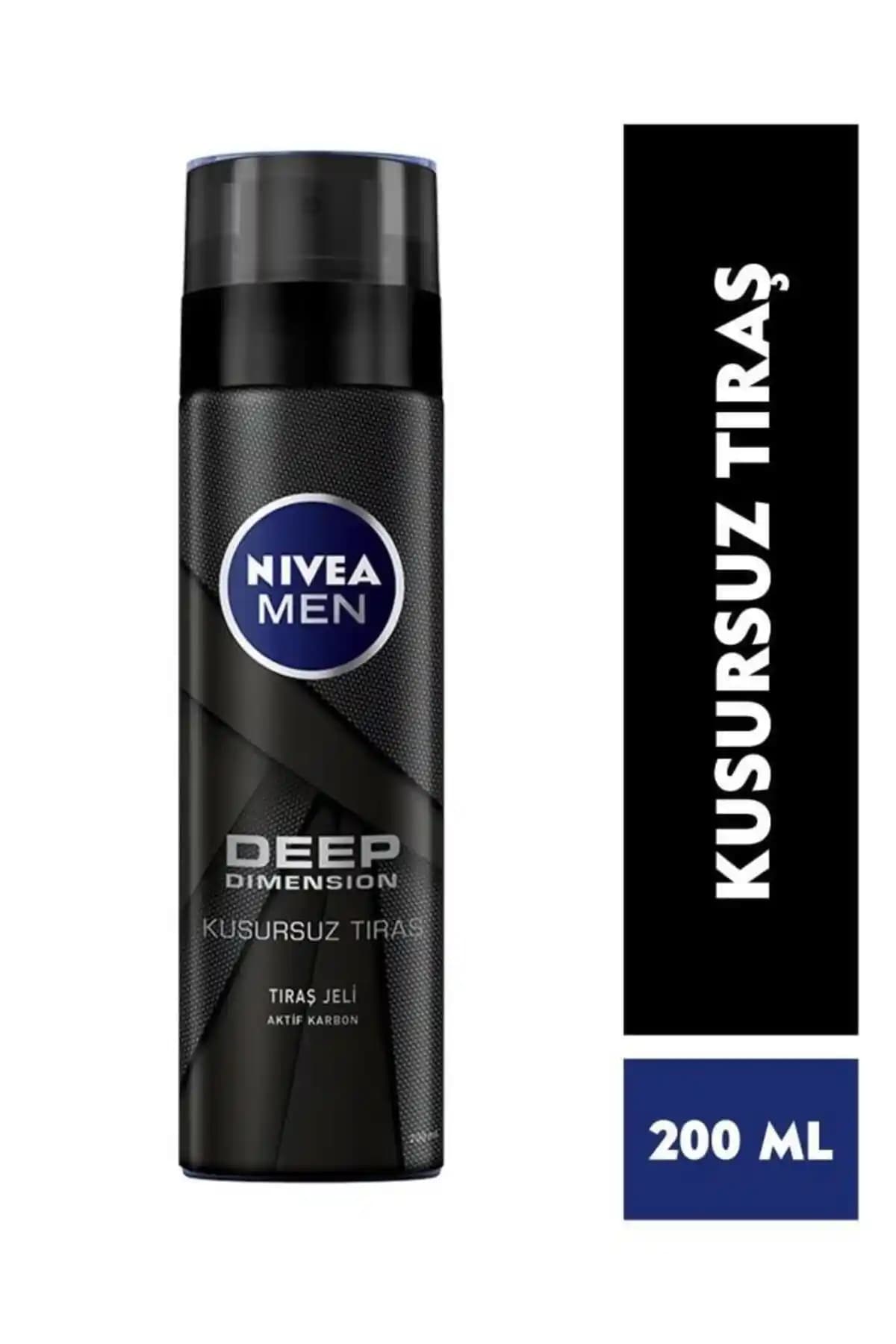 NIVEA Men Erkek Tıraş Jeli Deep Dimension: Hassas ve Güvenilir Tıraş Deneyimi İçin
