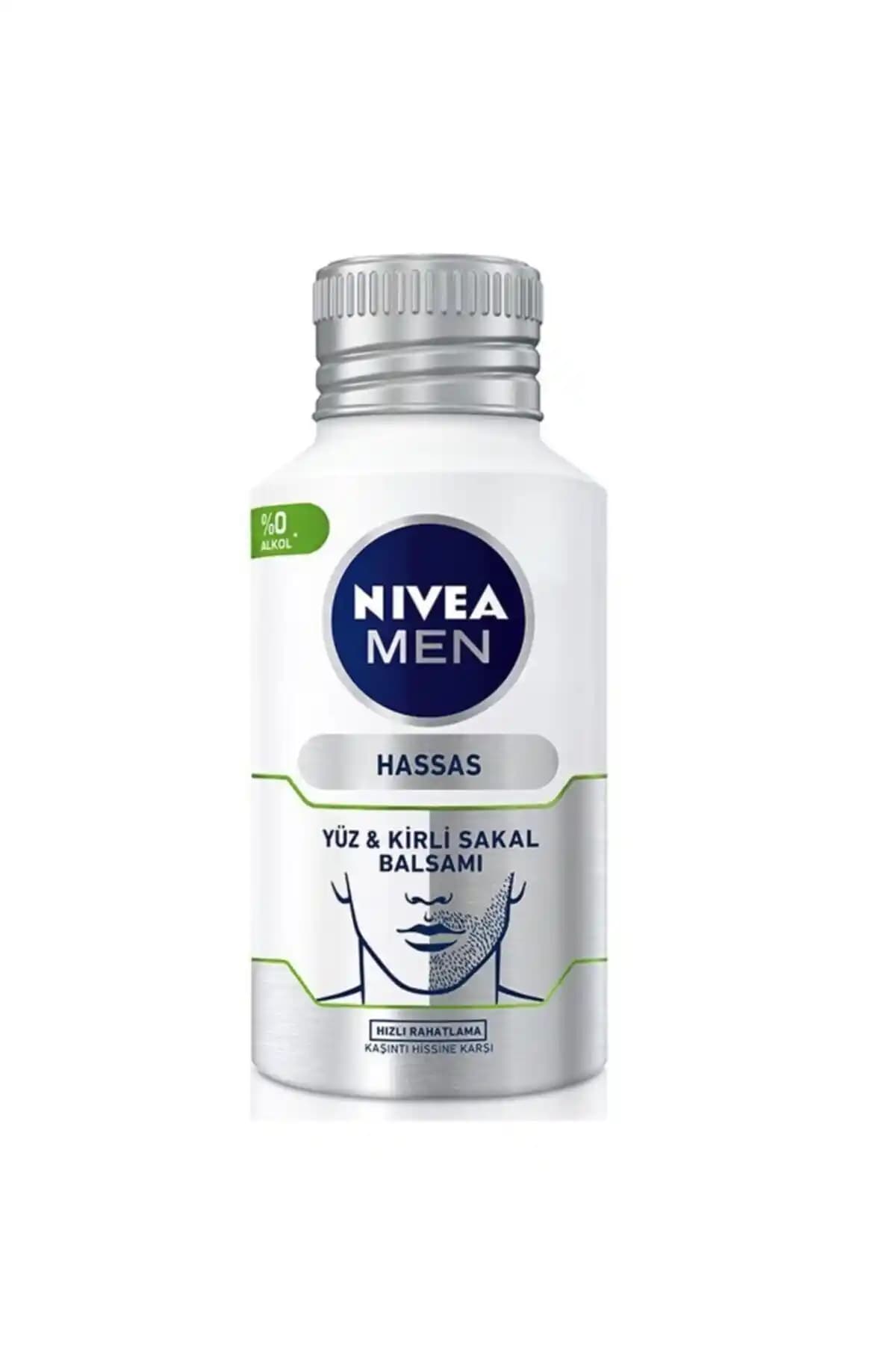 NIVEA Men Hassas Yüz Kirli Sakal Balsamı: Hassas Ciltler İçin Yatıştırıcı ve Nemlendirici Çözüm