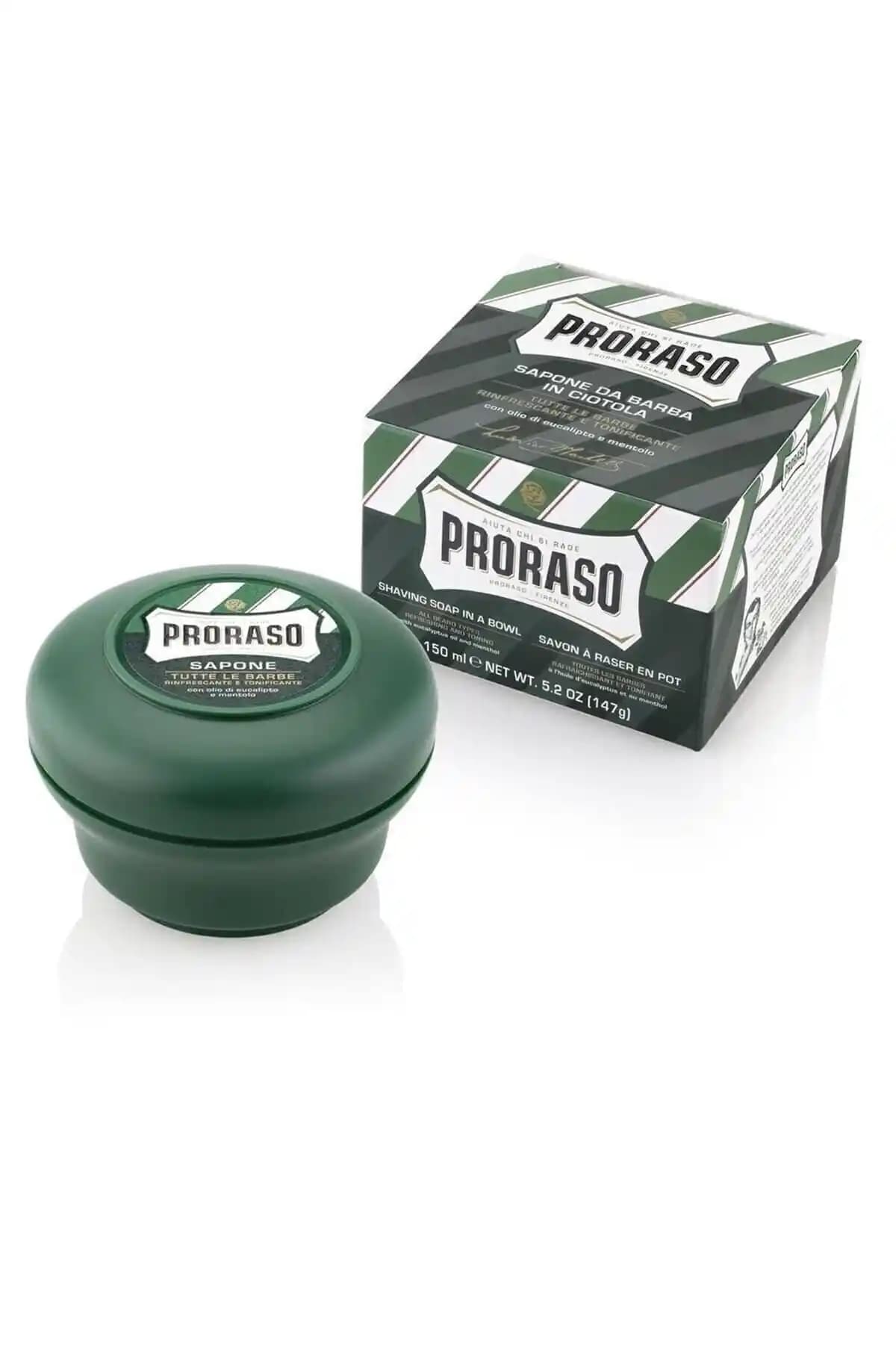 Proraso Okaliptüs ve Mentollü Tıraş Sabunu: Doğal ve Ferahlatıcı Erkek Bakım Ürünü