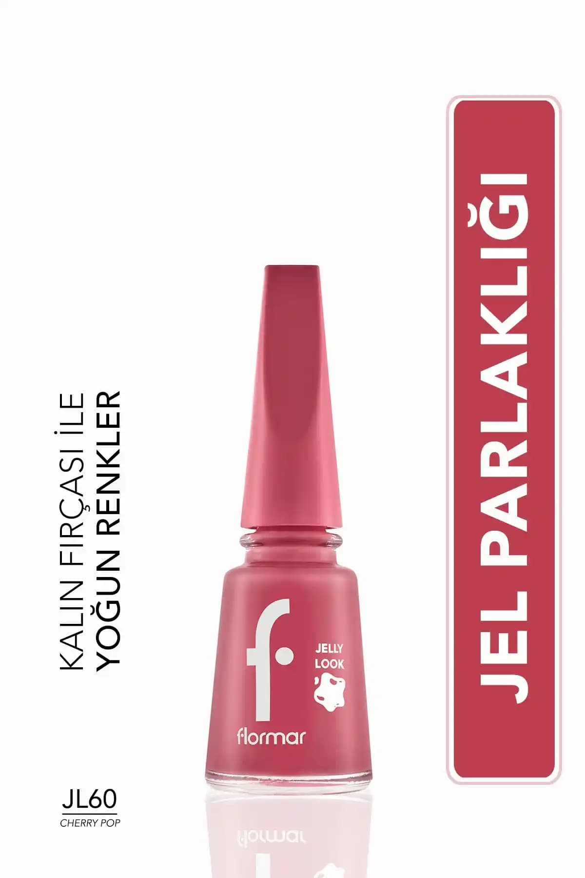 Flormar Jelly Look Cherry Pop Jl60 Oje: Canlı ve Parlak Tırnaklar İçin Mükemmel Seçenek