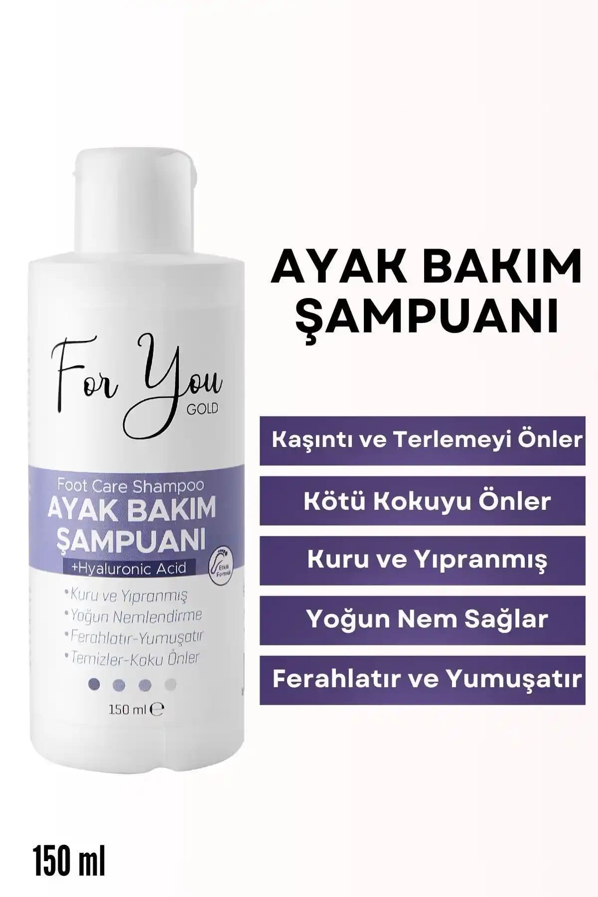 For You Gold Ayak, El ve Tırnak Bakım Şampuanı: Güvenli ve Etkili Günlük Bakım Çözümü